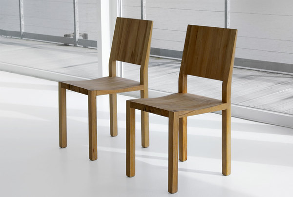 Solid Wood Chair TAU 1322 custom made in solid wood by vitamin design
