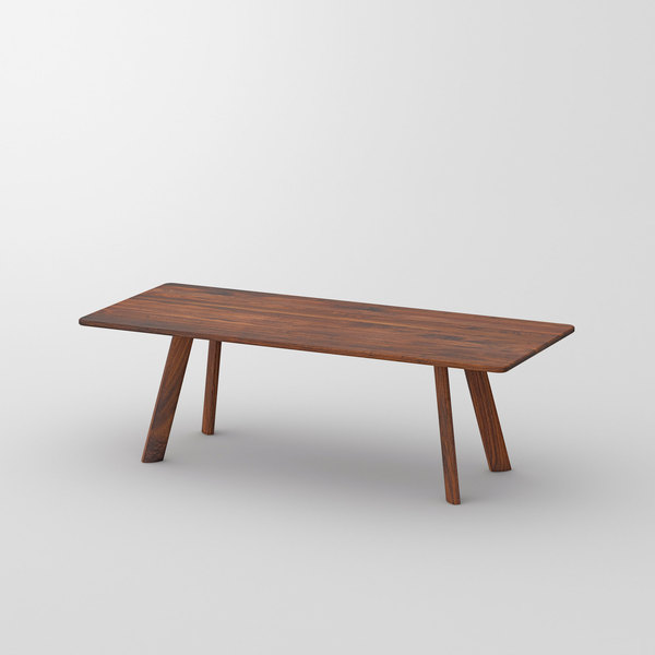 Designer Dining Table LARGUS cam1 custom made in solid wood by vitamin design