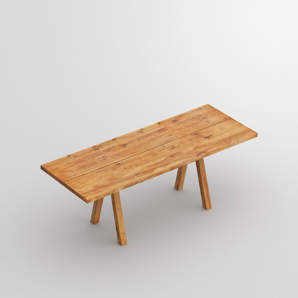Solid Wood Table PAPILIO BASIC cam1 custom made in solid wood by vitamin design