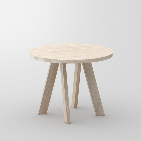Designer table Round ZIRKEL cam1 custom made in solid wood by vitamin design
