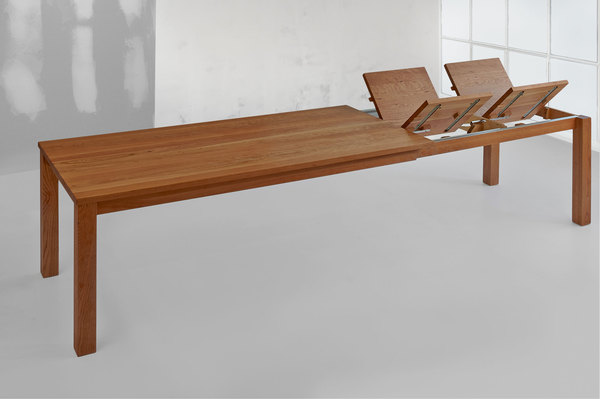 Extendable Dining Table FORTE BUTTERFLY 1080c custom made in solid wood by vitamin design