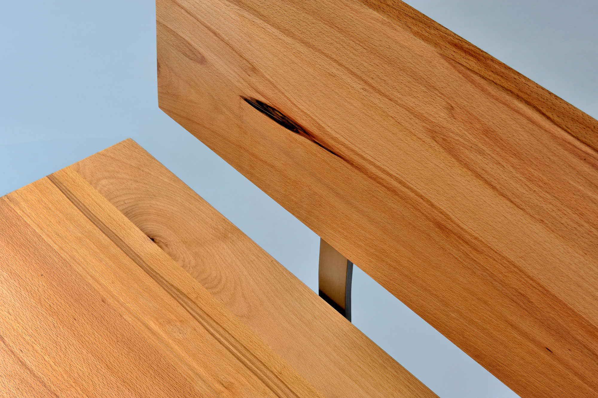 Custom Made Bench MENA 4 nef0402 custom made in solid wood by vitamin design