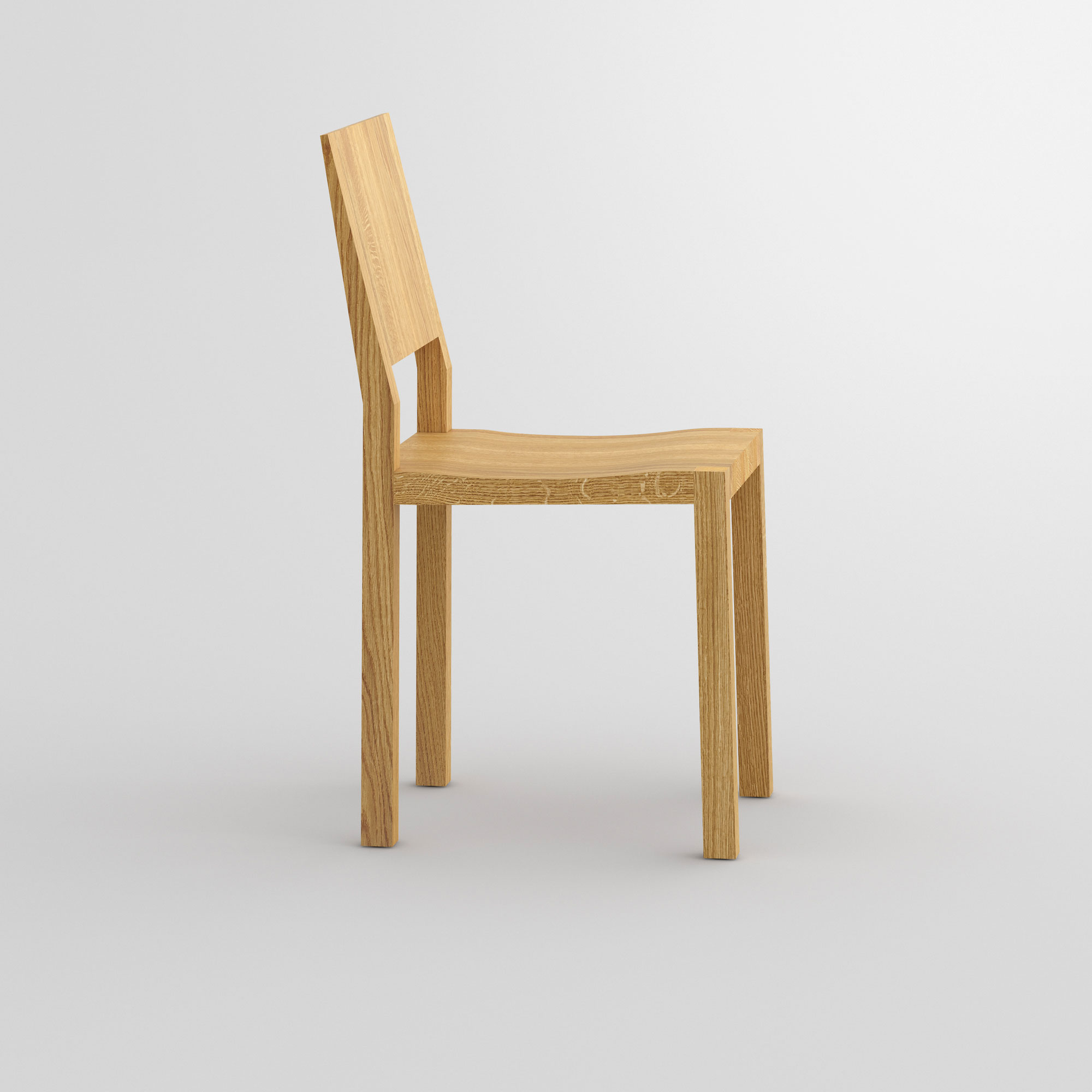 Solid Wood Chair TAU cam4 custom made in solid wood by vitamin design