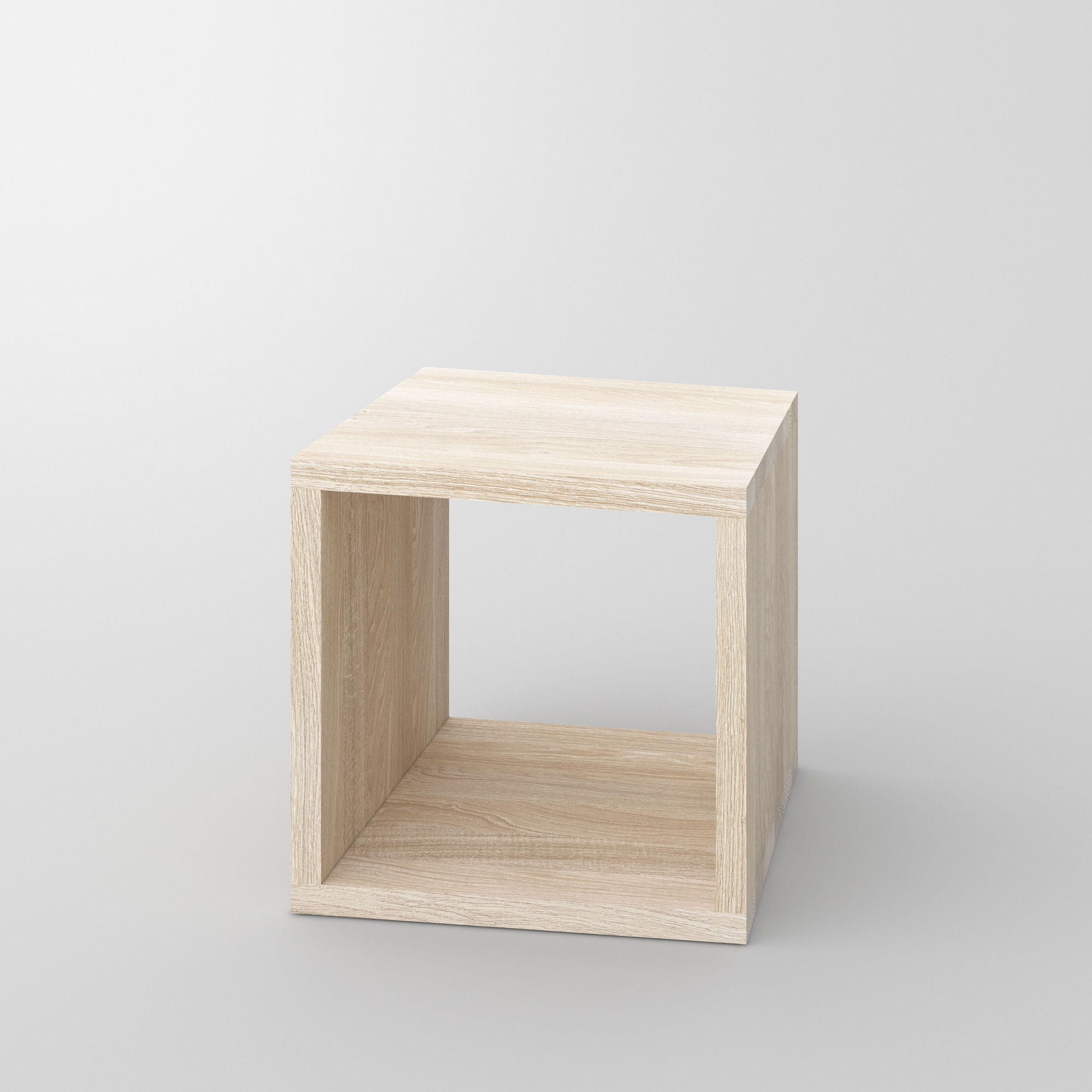 Solid Wood Night Table MENA B cam2 custom made in solid wood by vitamin design