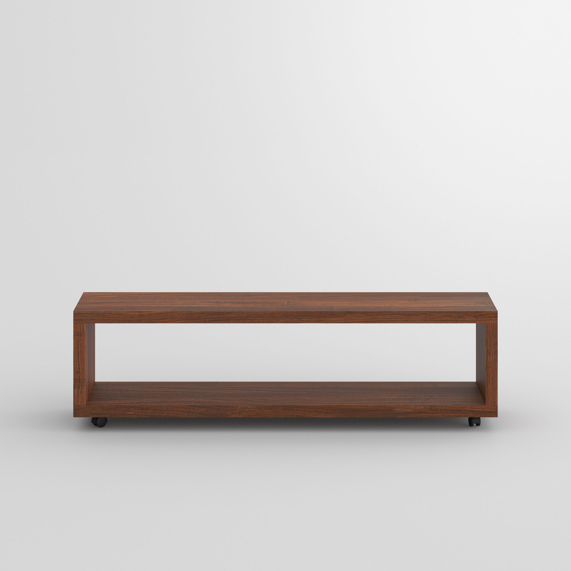 Rolling Night Table MENA-B-ROL cam2 custom made in solid wood by vitamin design