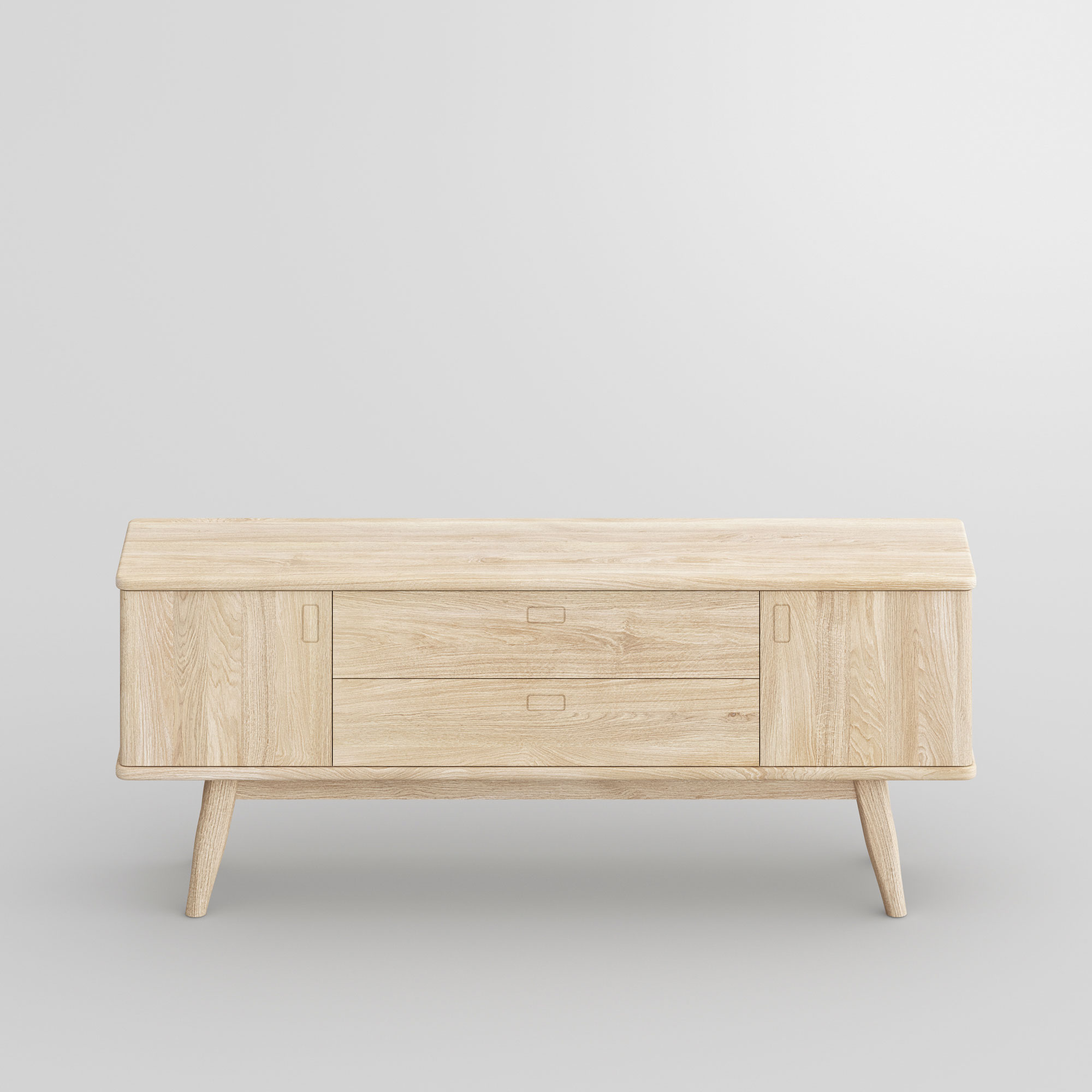 Solid Wood Cupboard Sideboard AETAS SPACE vitamin-design custom made in solid wood by vitamin design