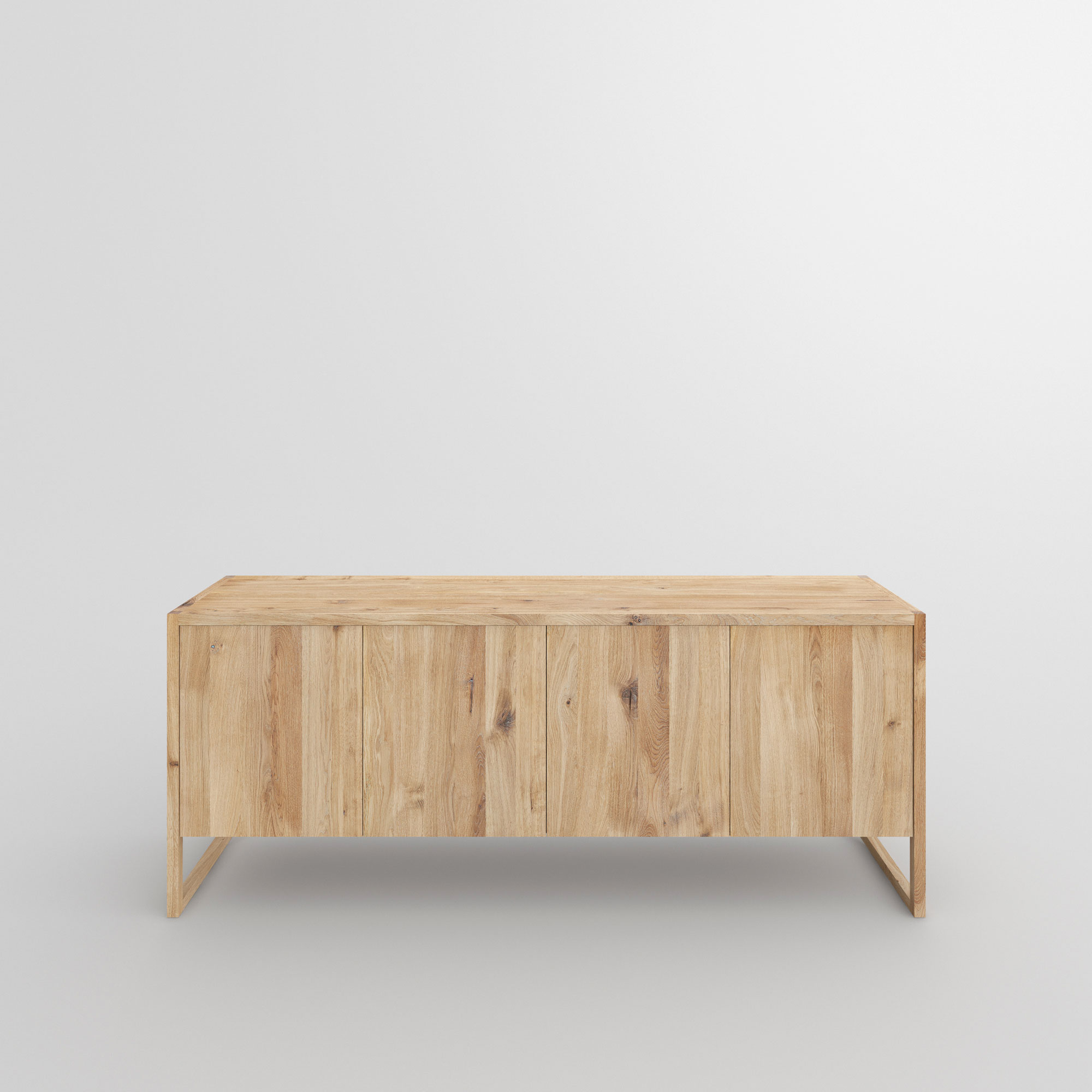 BIO-MDF Wood Sideboard SENA 1 custom made in solid wood by vitamin design