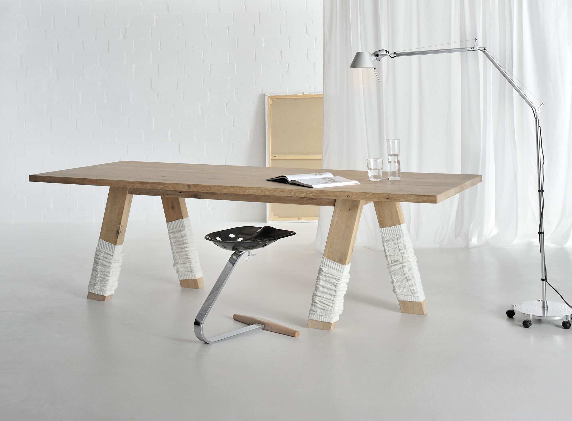 Table Leg Socks Accessory TABLE LEGWARMERS 3201a1 custom made in solid wood by vitamin design