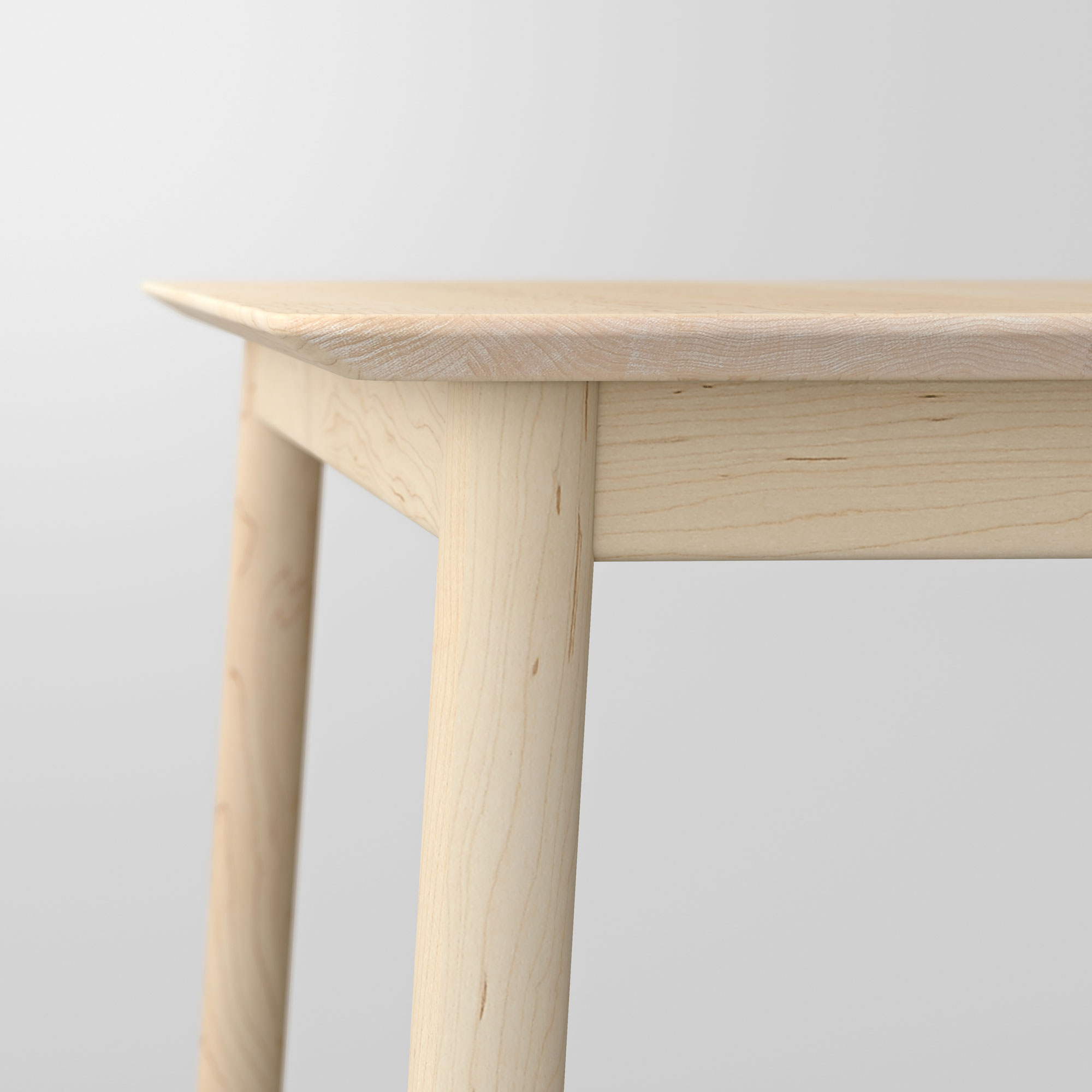 Style Wood Table LOCA cam4 custom made in solid wood by vitamin design
