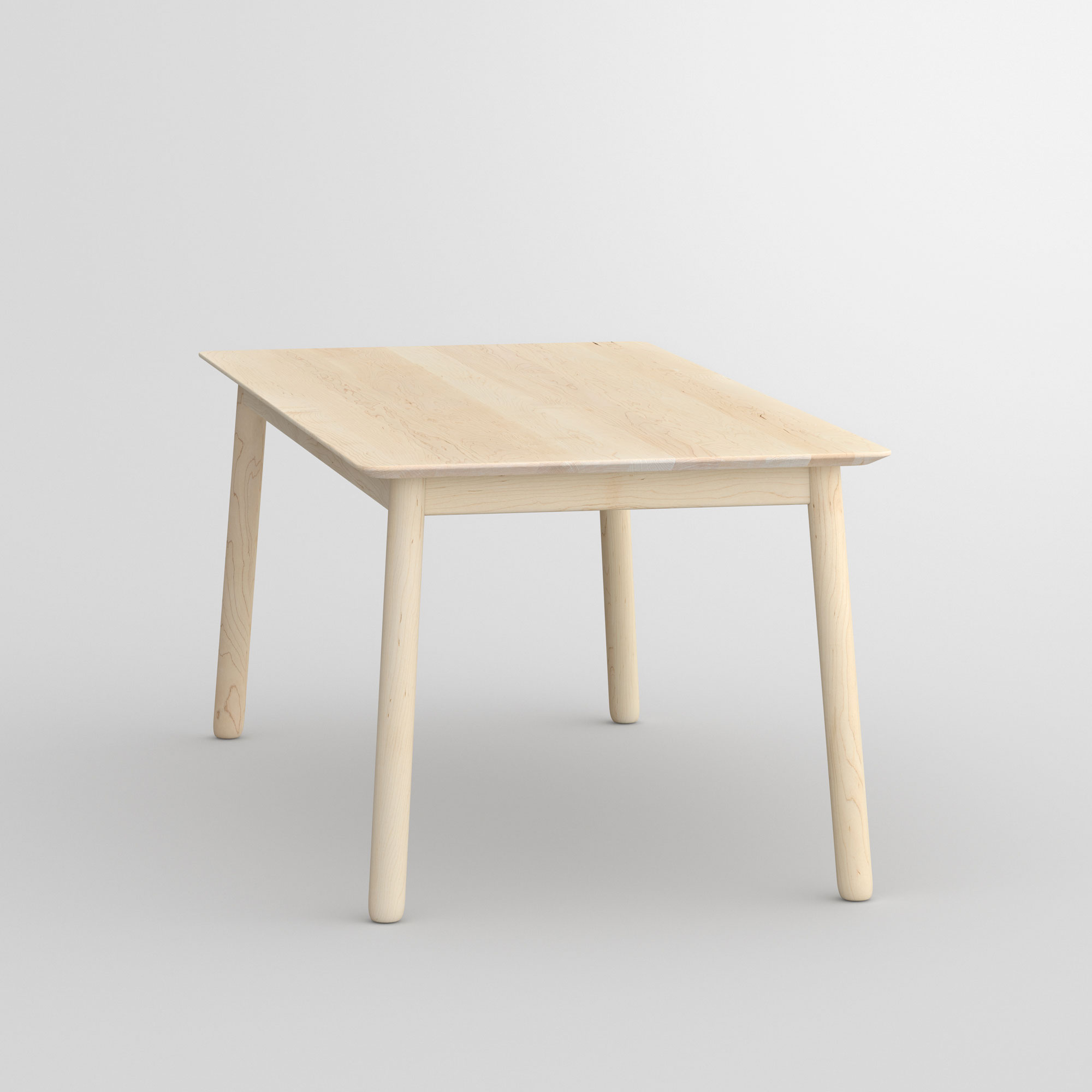 Style Wood Table LOCA cam3 custom made in solid wood by vitamin design