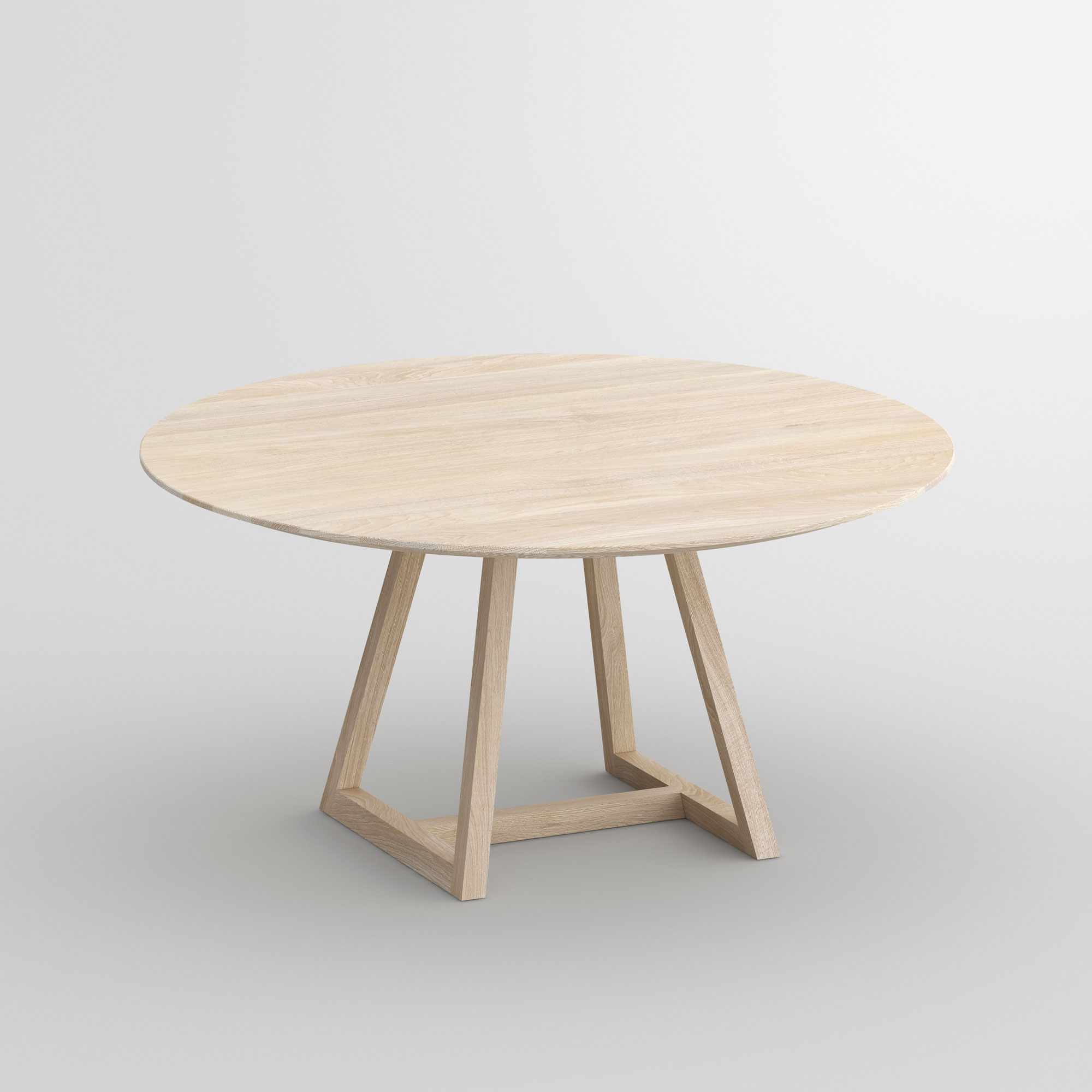 Round Table MARGO ROUND cam1 custom made in solid wood by vitamin design
