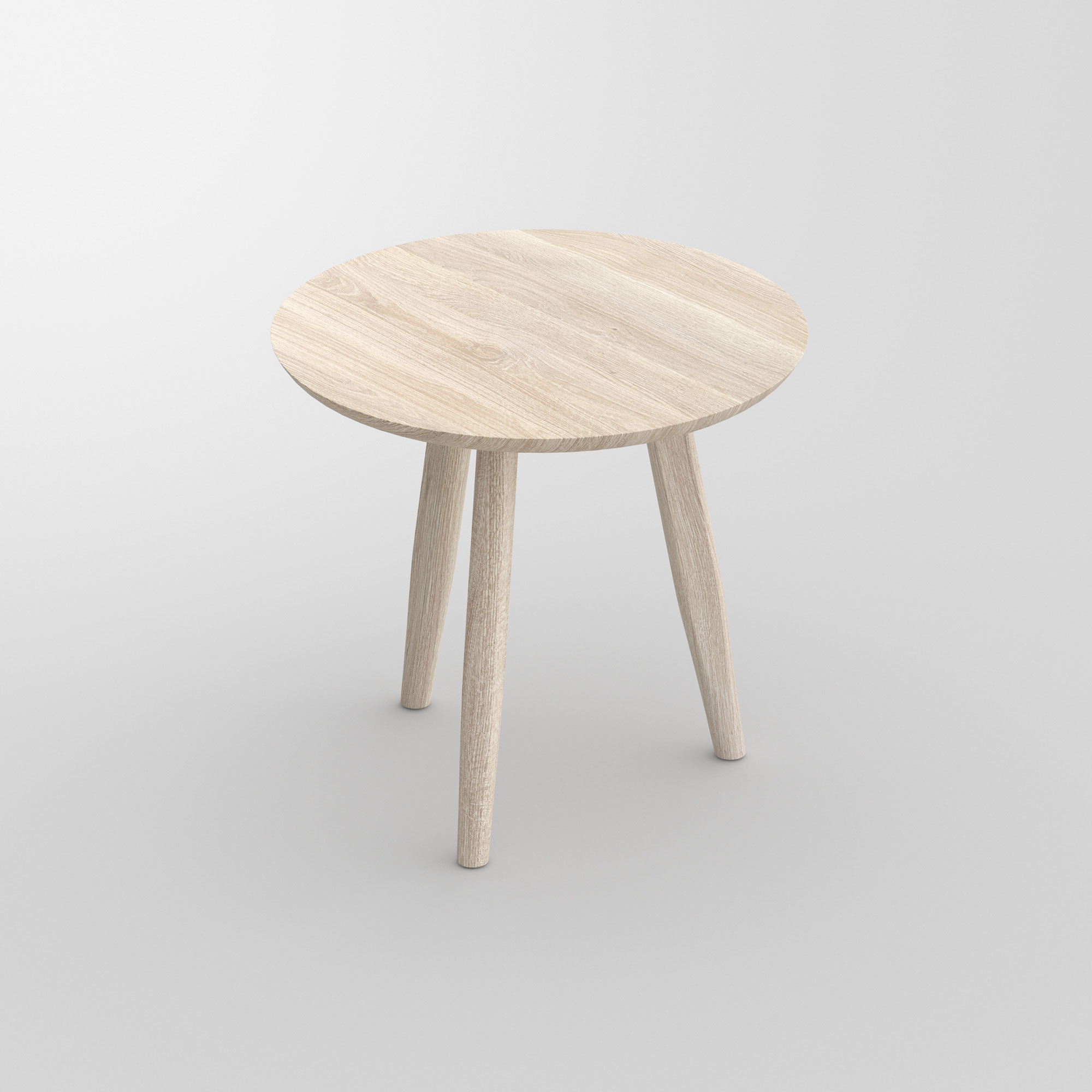 Wooden Round Coffee Table AETAS ROUND cam1 custom made in solid wood by vitamin design