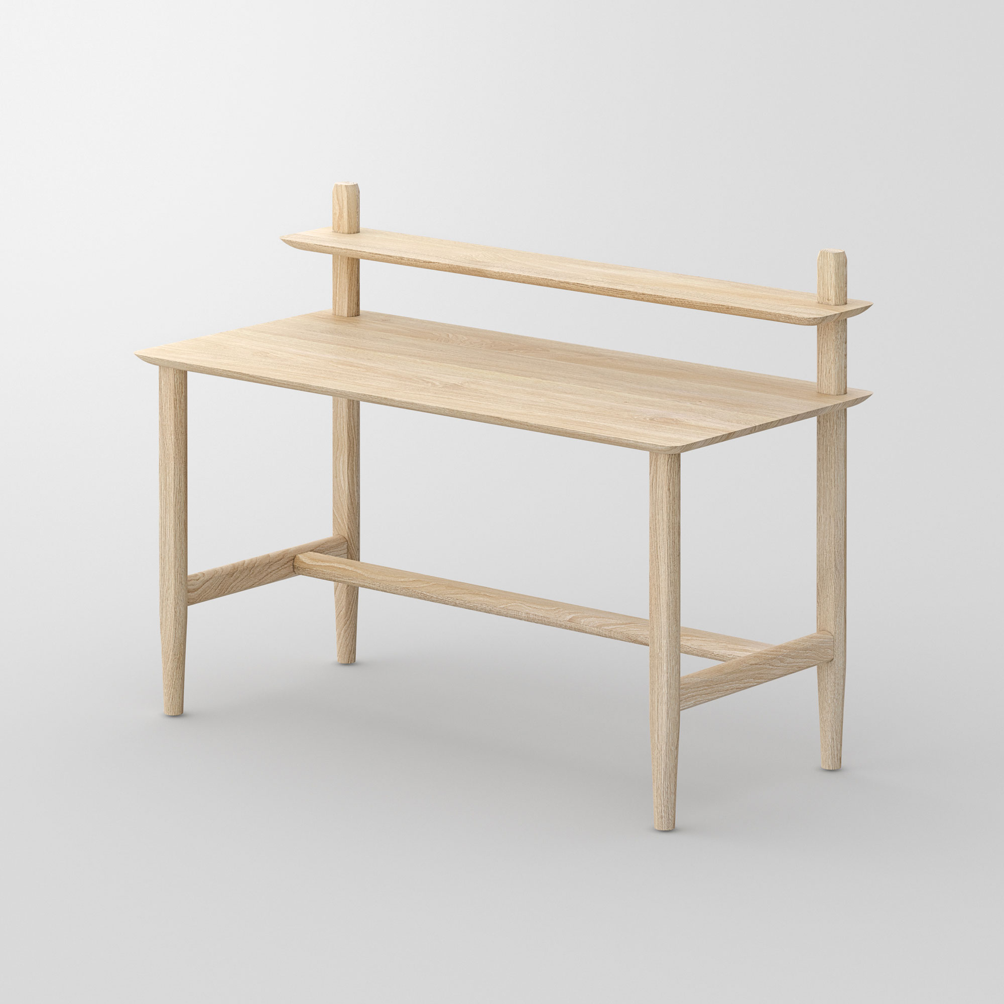 Modern Secretary Solid Wood Table AETAS SECRETARY vitamin-design custom made in solid wood by vitamin design