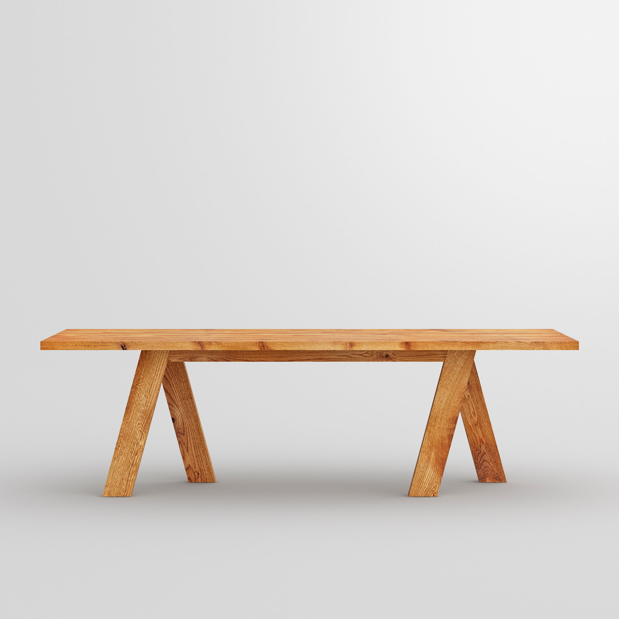 Unique Designer Table GO cam2 custom made in solid wood by vitamin design