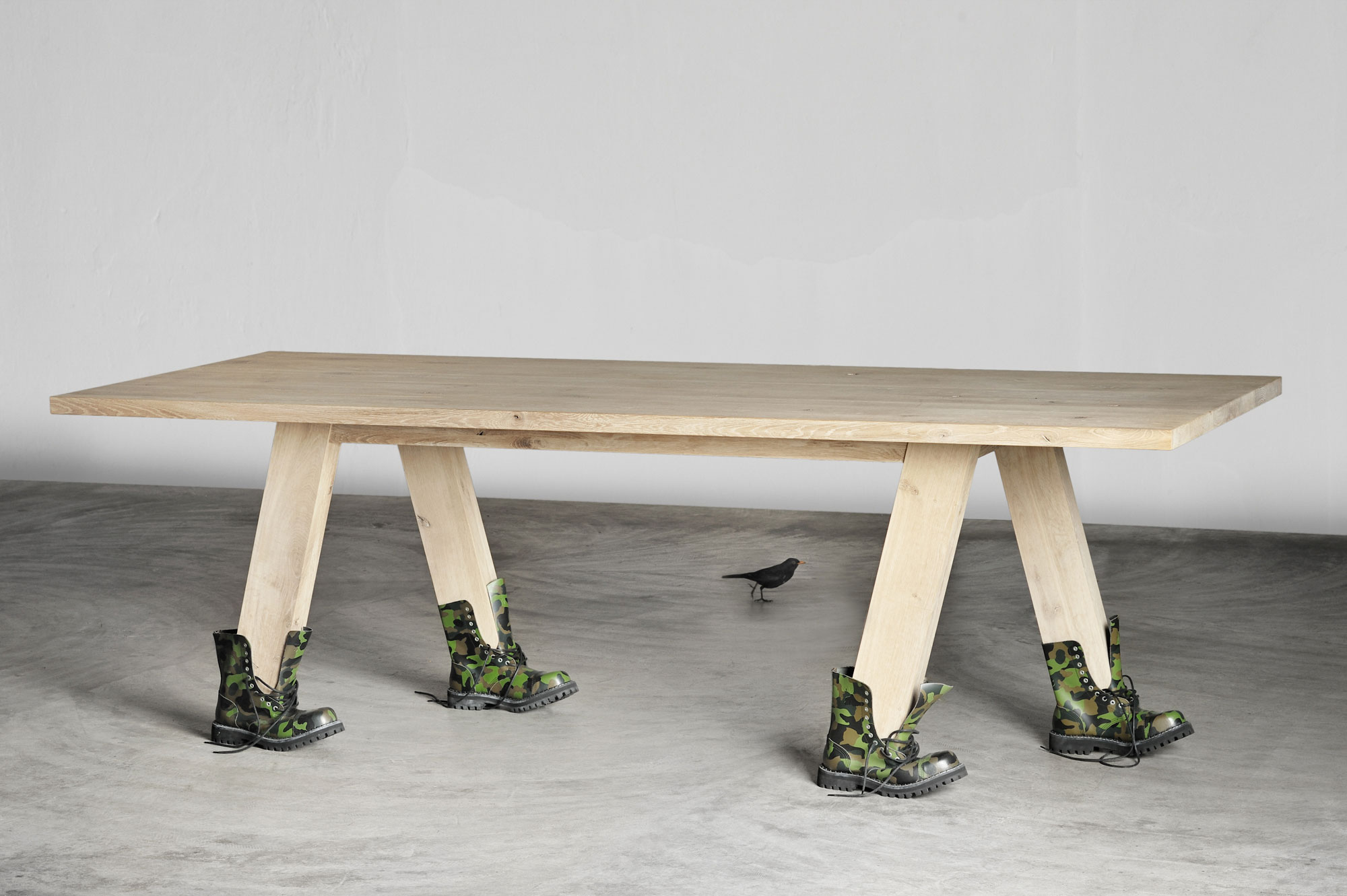 Unique Designer Table GO 2974 custom made in solid wood by vitamin design