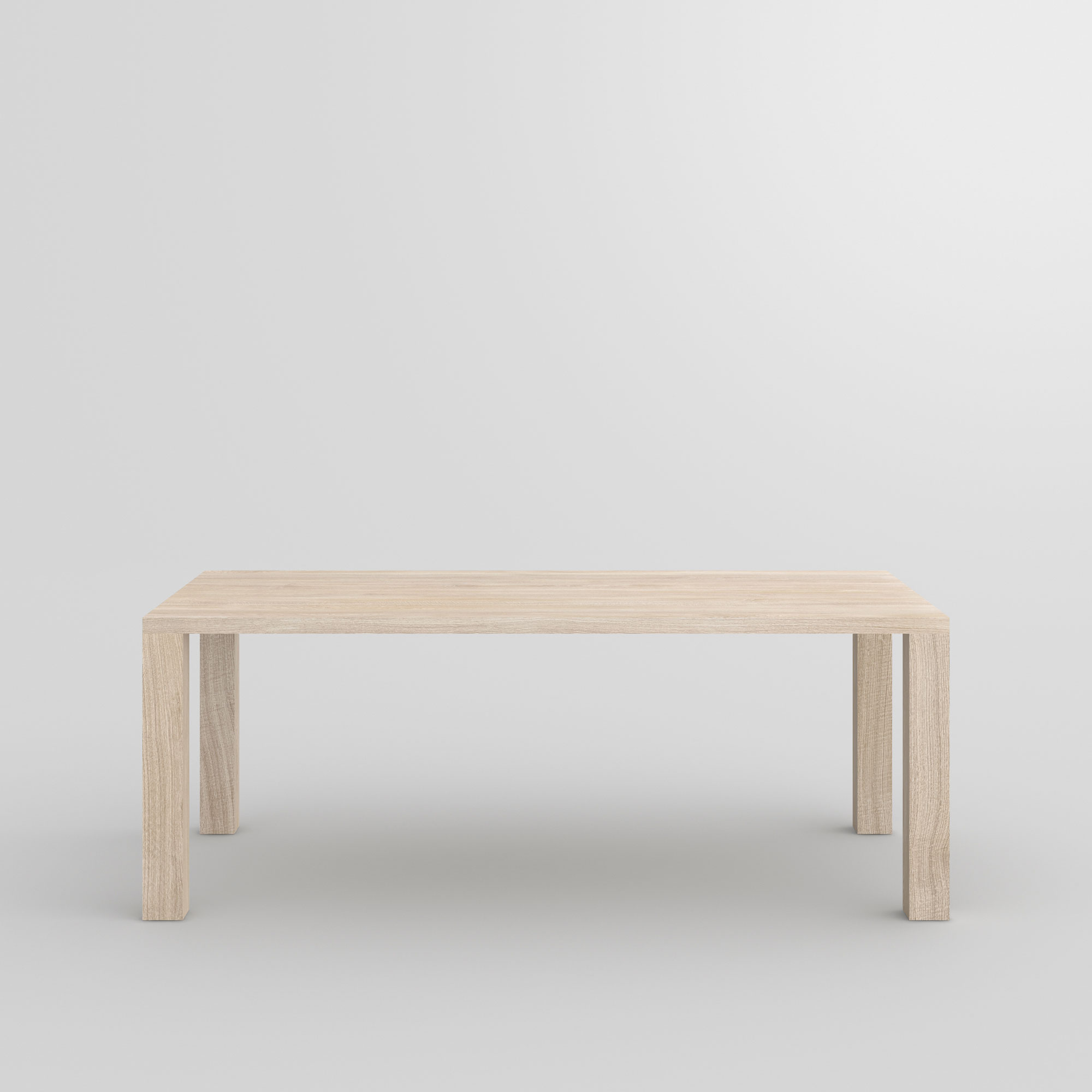 Frameless Solid Wood Table IUSTUS cam2 custom made in solid wood by vitamin design