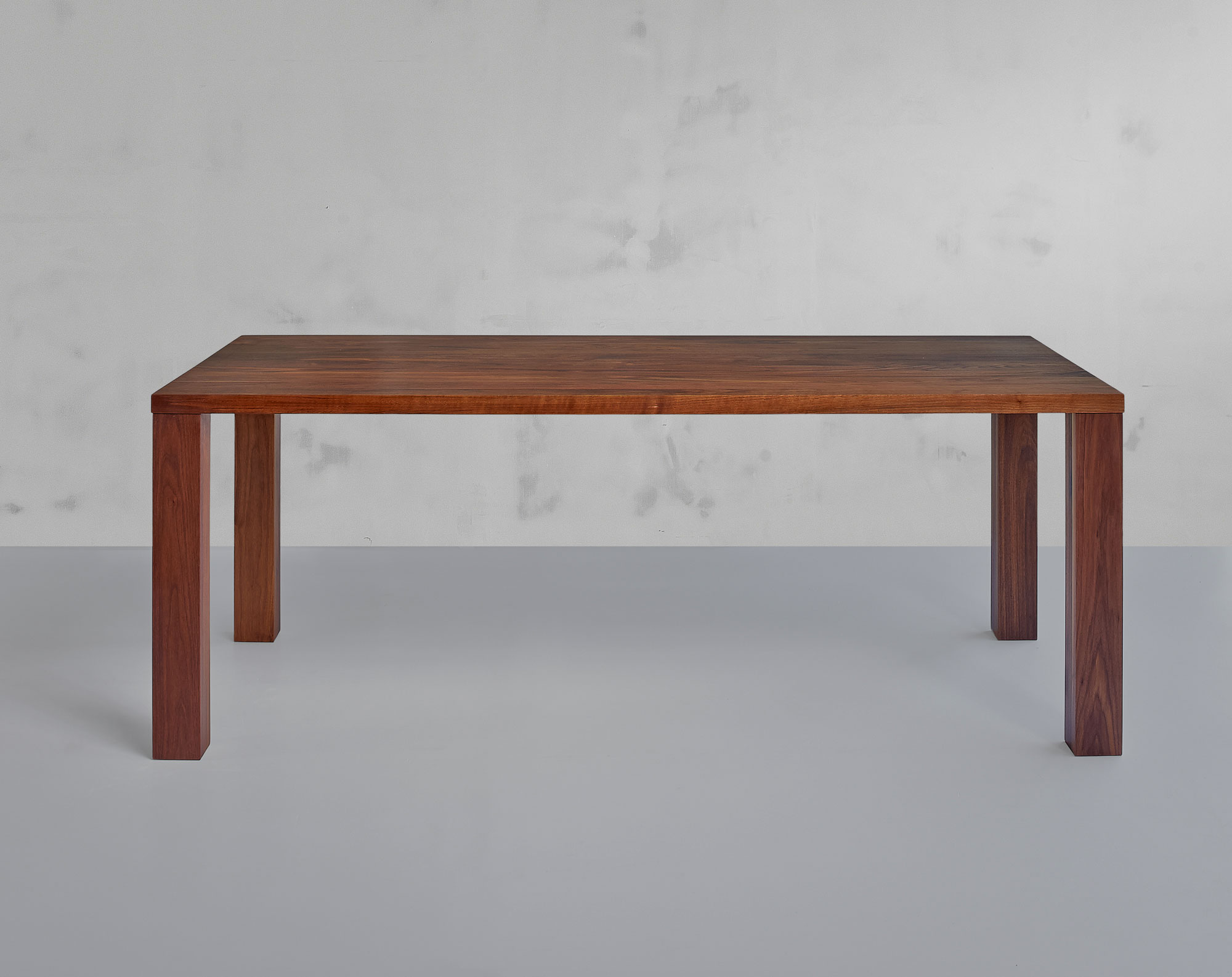 Frameless Solid Wood Table IUSTUS 0963pk custom made in solid wood by vitamin design