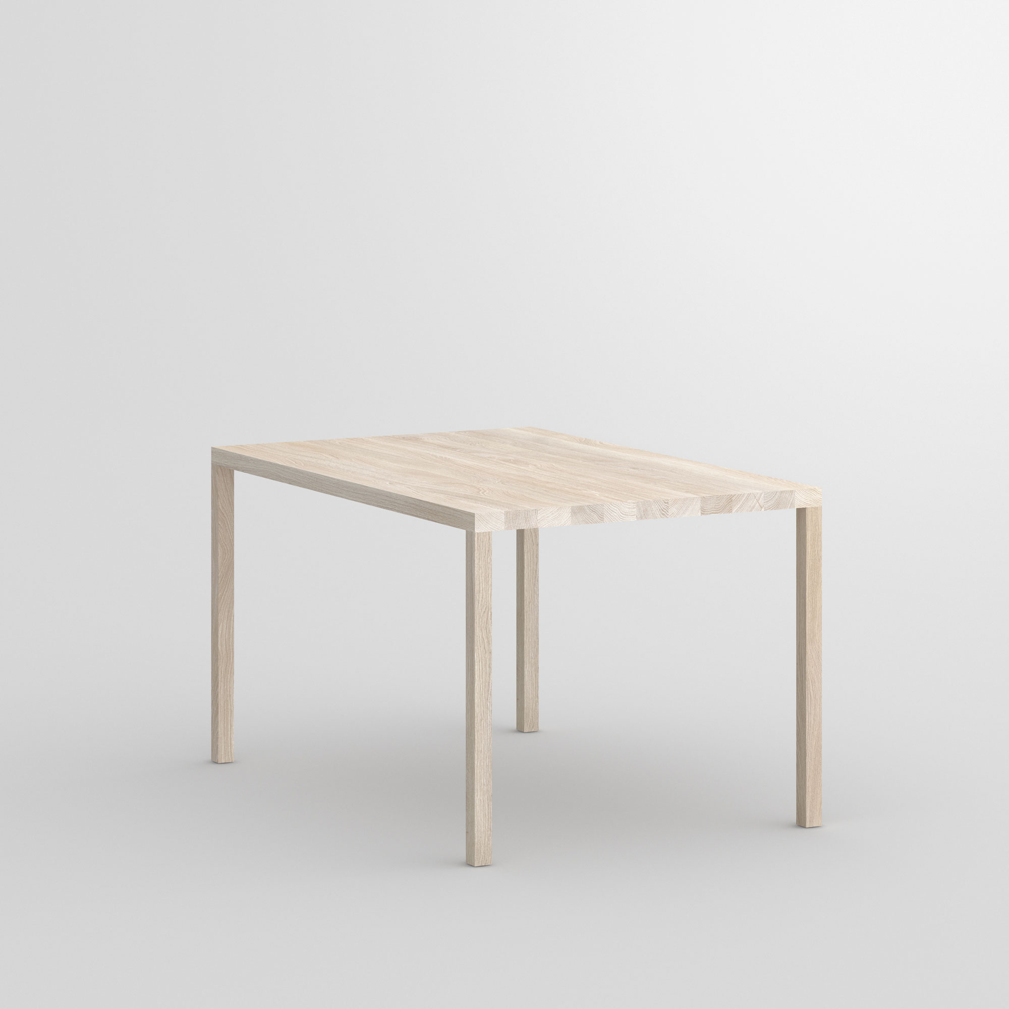 Frameless Solid Wood Table IUSTUS cam3 custom made in solid wood by vitamin design