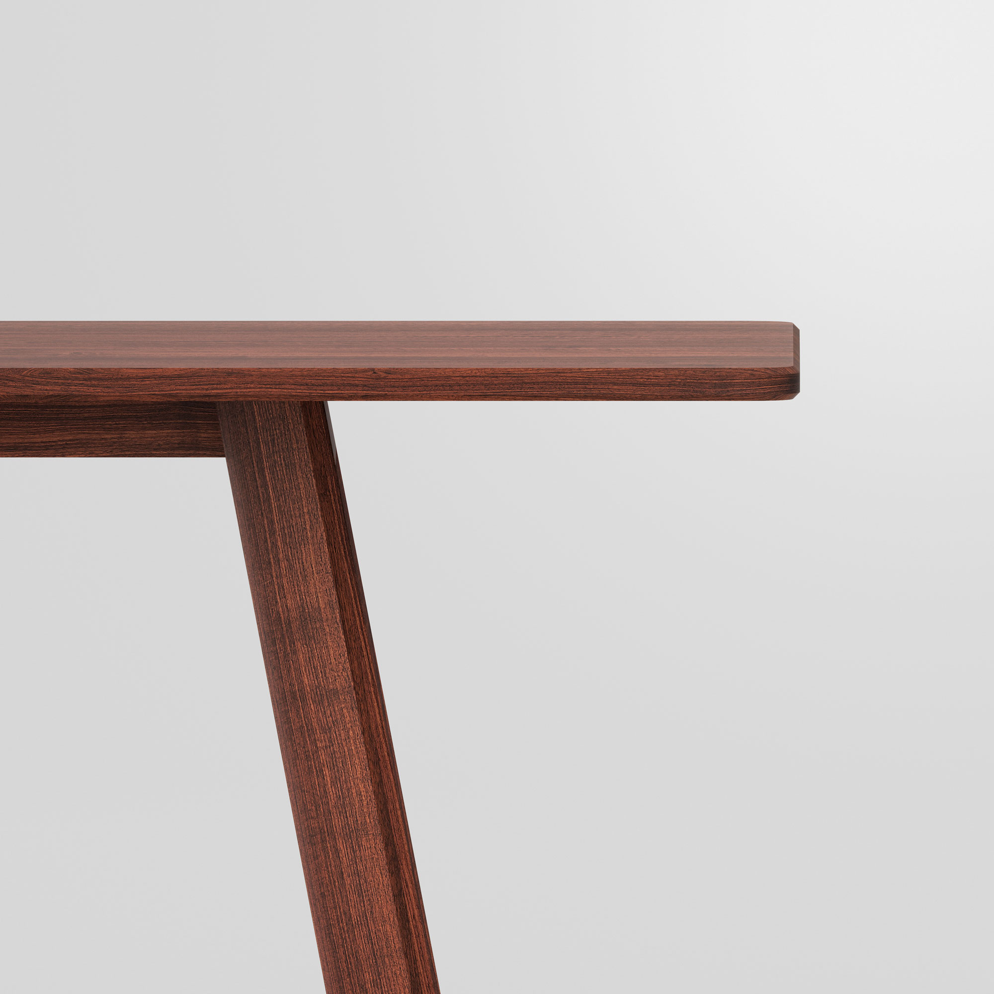 Designer Dining Table LARGUS cam5 custom made in solid wood by vitamin design