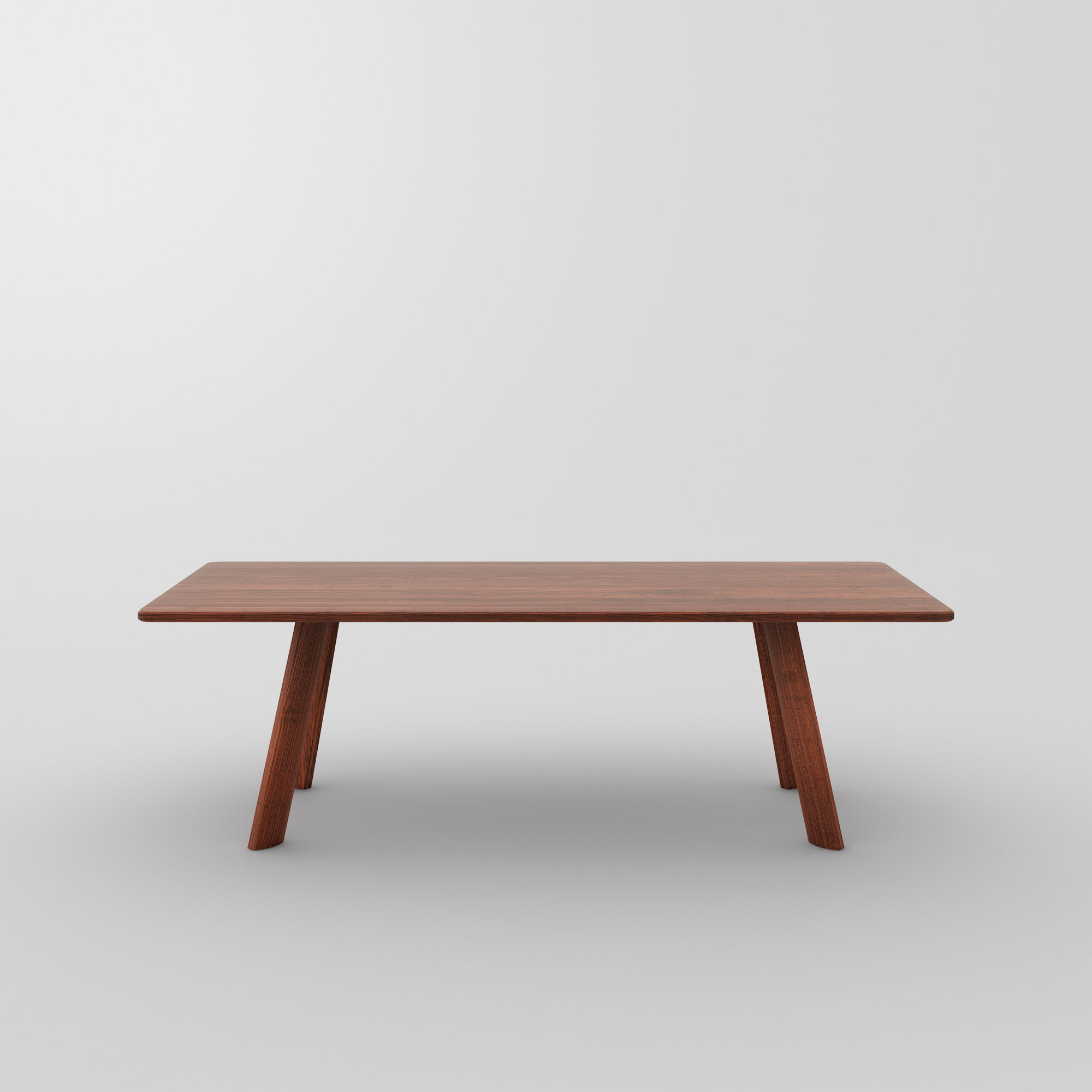 Designer Dining Table LARGUS cam3 custom made in solid wood by vitamin design