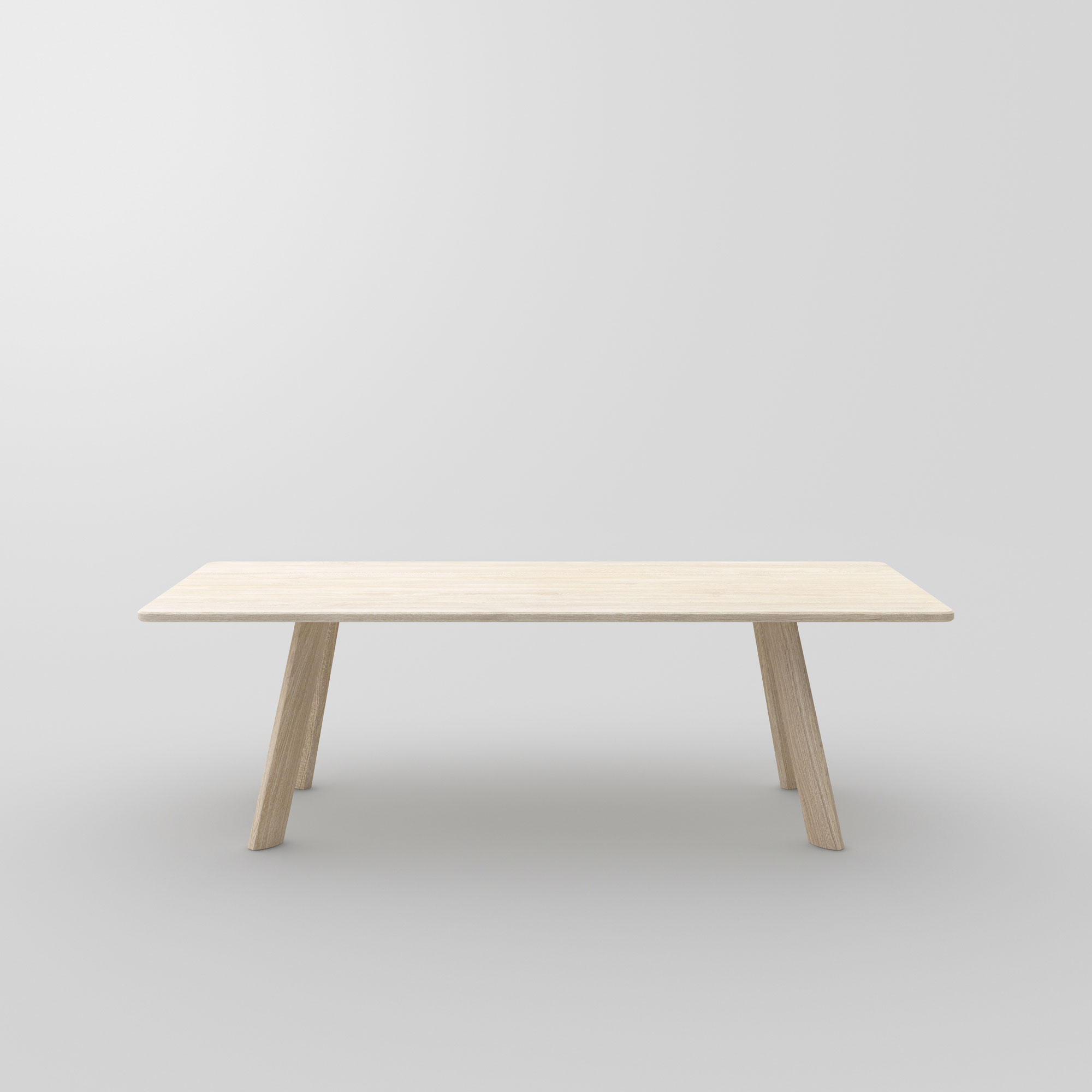 Designer Dining Table LARGUS cam3 custom made in solid wood by vitamin design