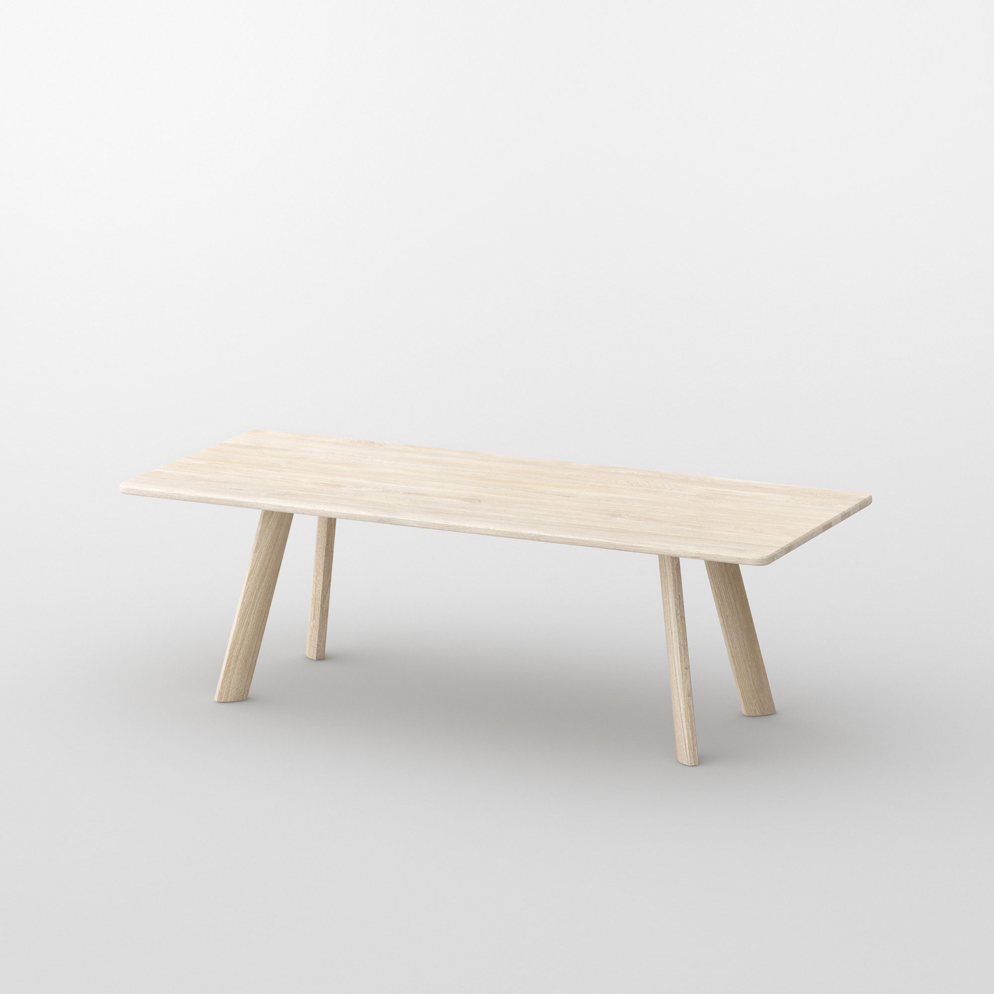 Designer Dining Table LARGUS cam1 custom made in solid wood by vitamin design