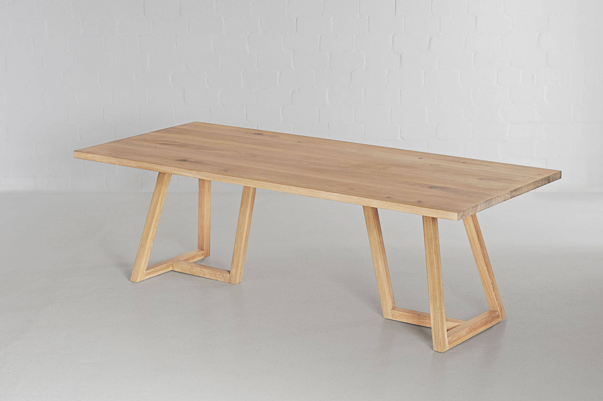 Designer Solid Wood Table MARGO 0351 custom made in solid wood by vitamin design