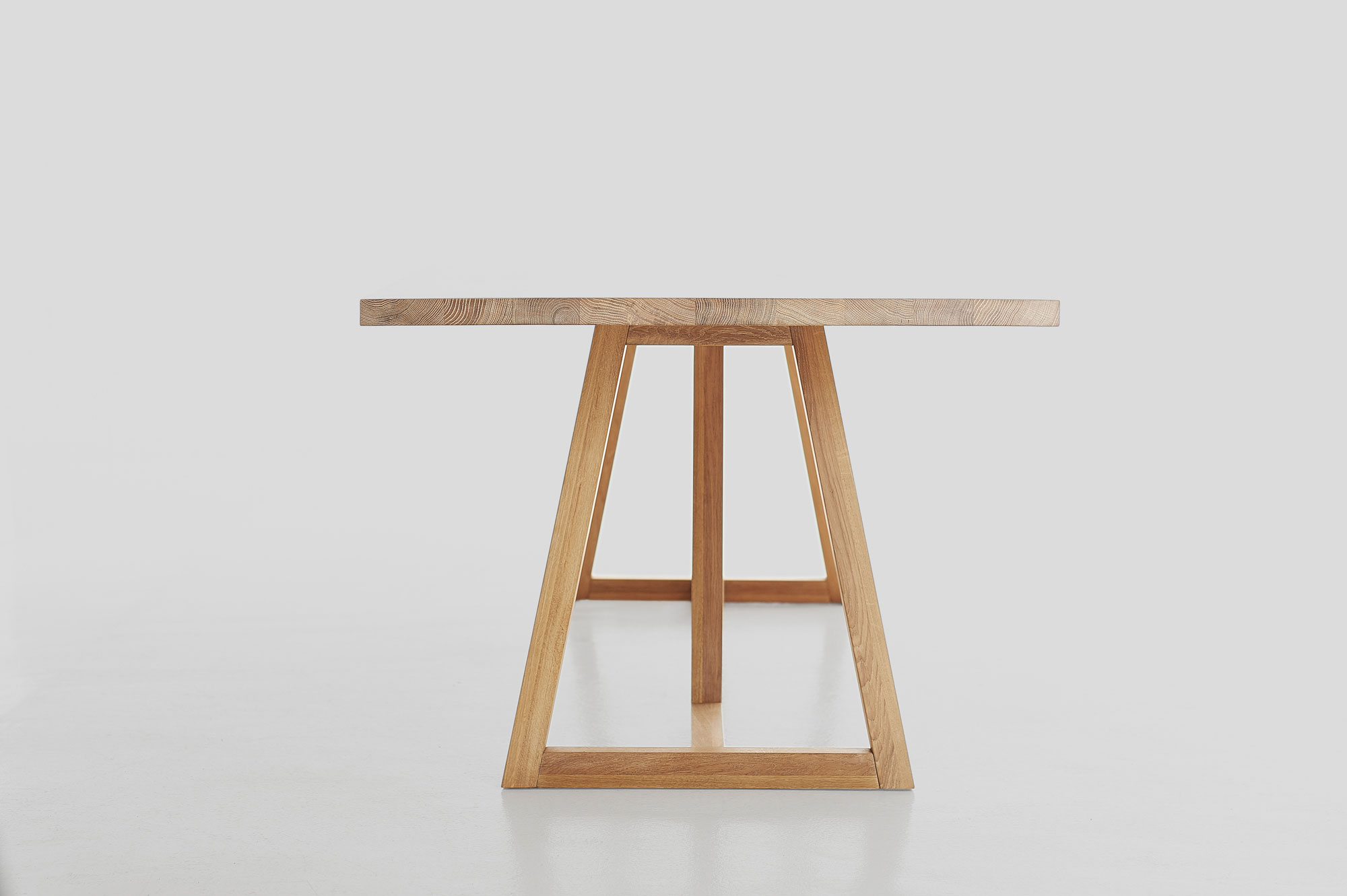 Designer Solid Wood Table MARGO 0392 custom made in solid wood by vitamin design