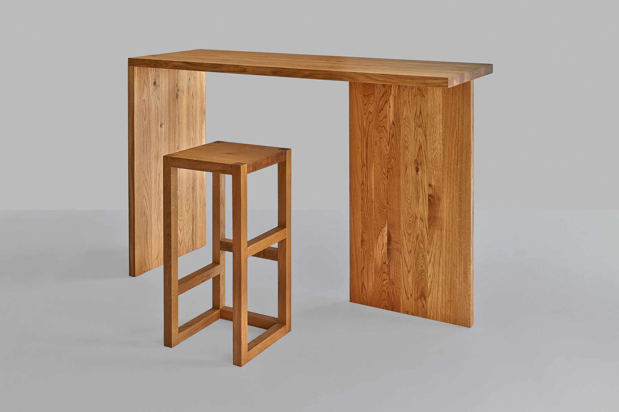 Solid Wood Console Table MENA CONSOLE 1468 custom made in solid wood by vitamin design
