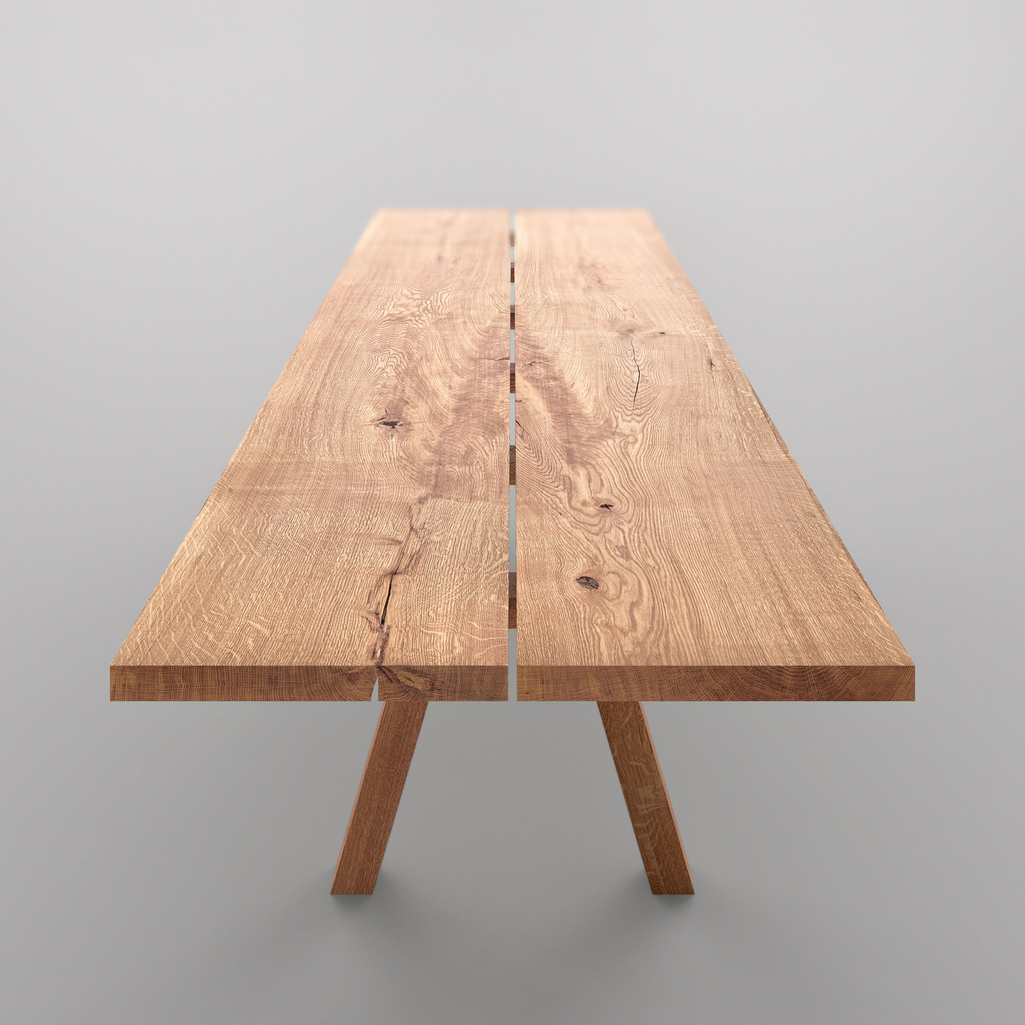Designer Tree Trunk Table PAPILIO SIMPLE cam4 custom made in solid wood by vitamin design