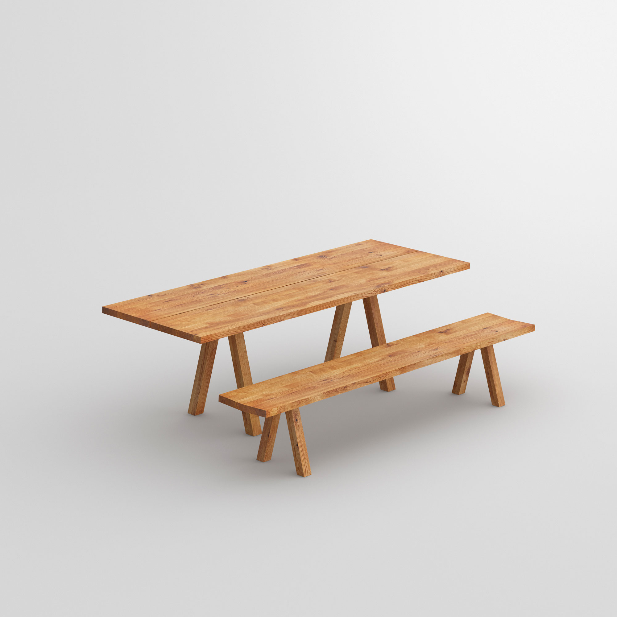 Solid Wood Table PAPILIO BASIC cam1 custom made in solid wood by vitamin design
