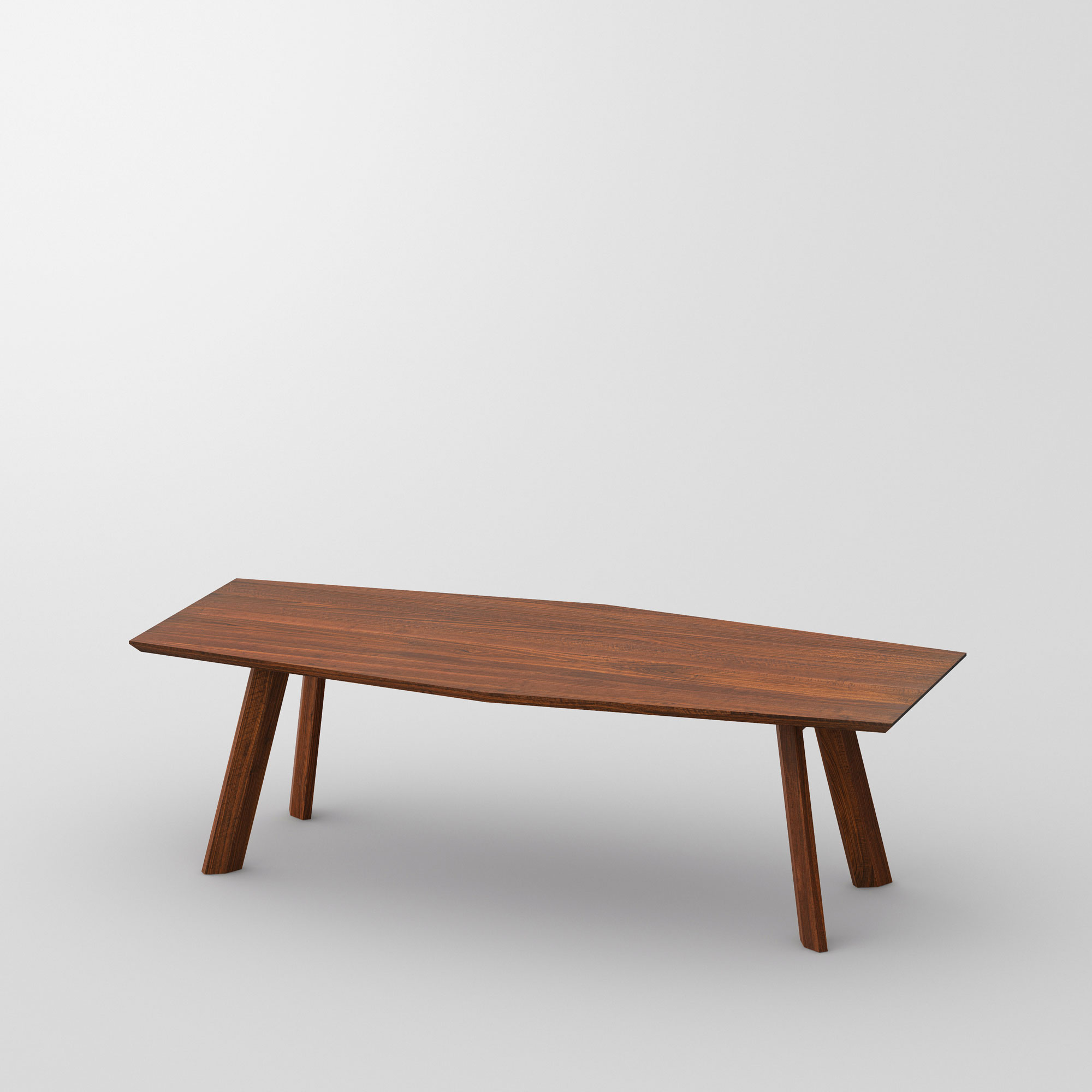 Designer Dining Table RHOMBI cam1 custom made in solid wood by vitamin design