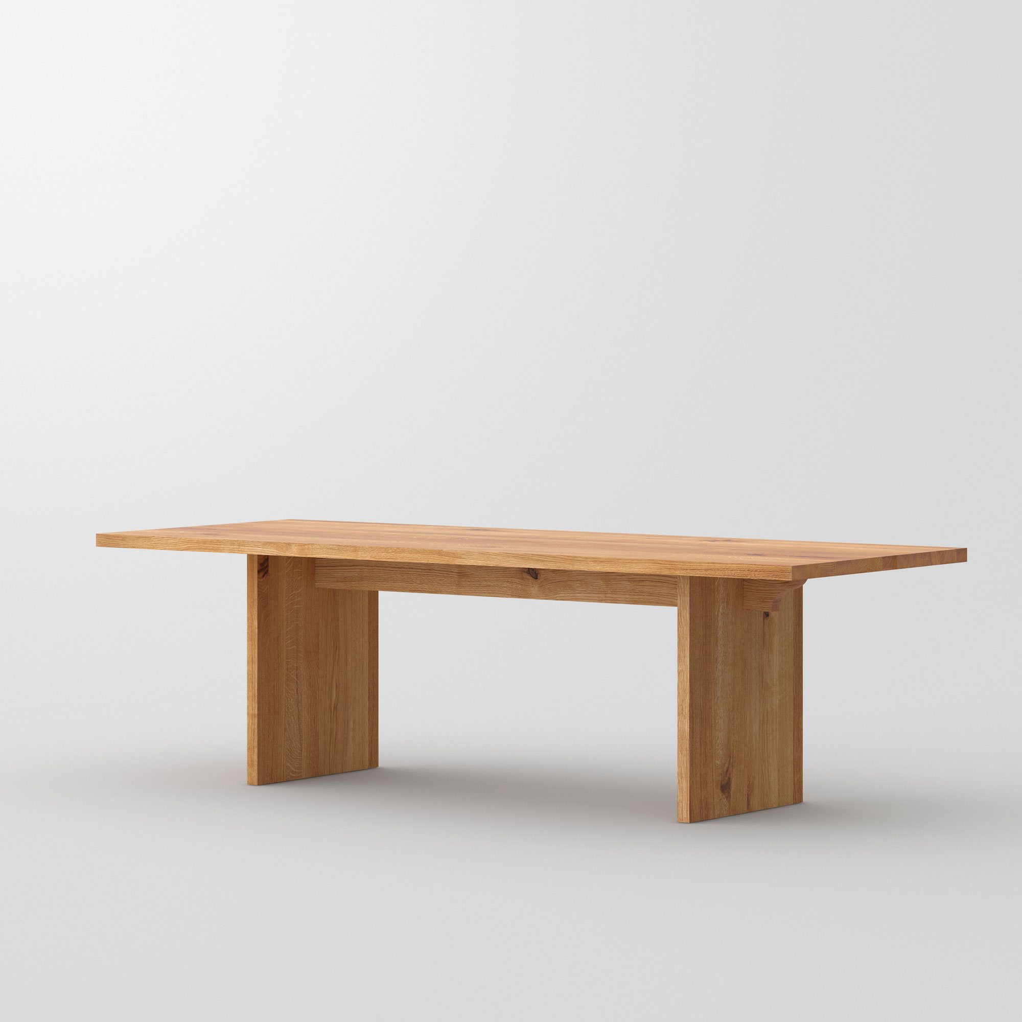 Gable Solid Wood Table SAGA cam1 custom made in solid wood by vitamin design