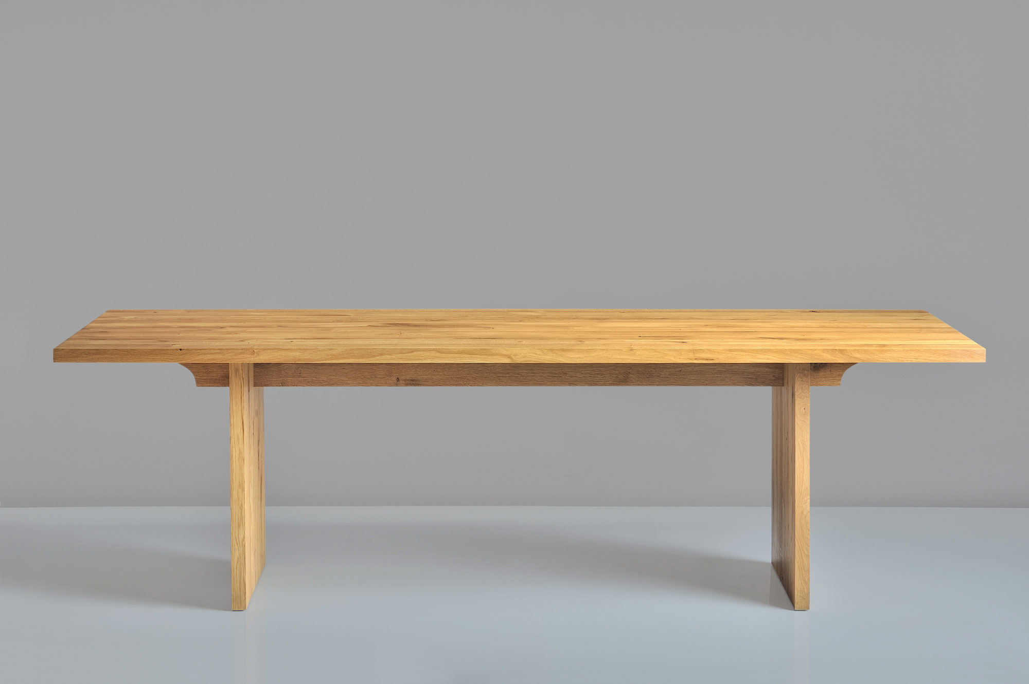 Gable Solid Wood Table SAGA 1408 custom made in solid wood by vitamin design