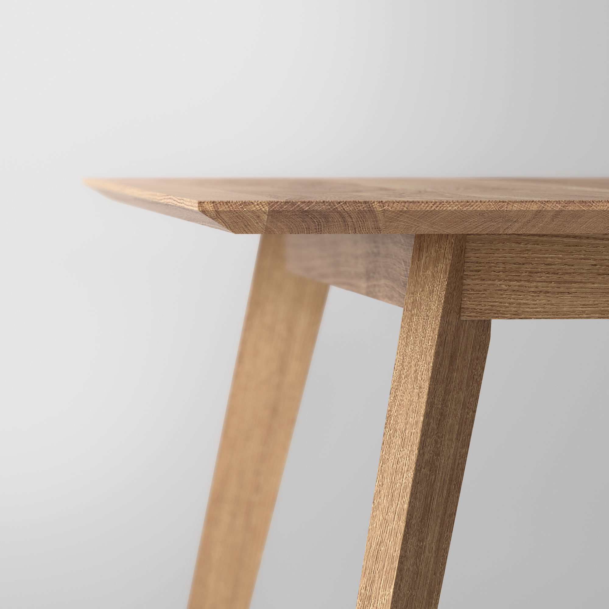 Solid Wood Dining Table CITIUS Cam5 custom made in solid wood by vitamin design