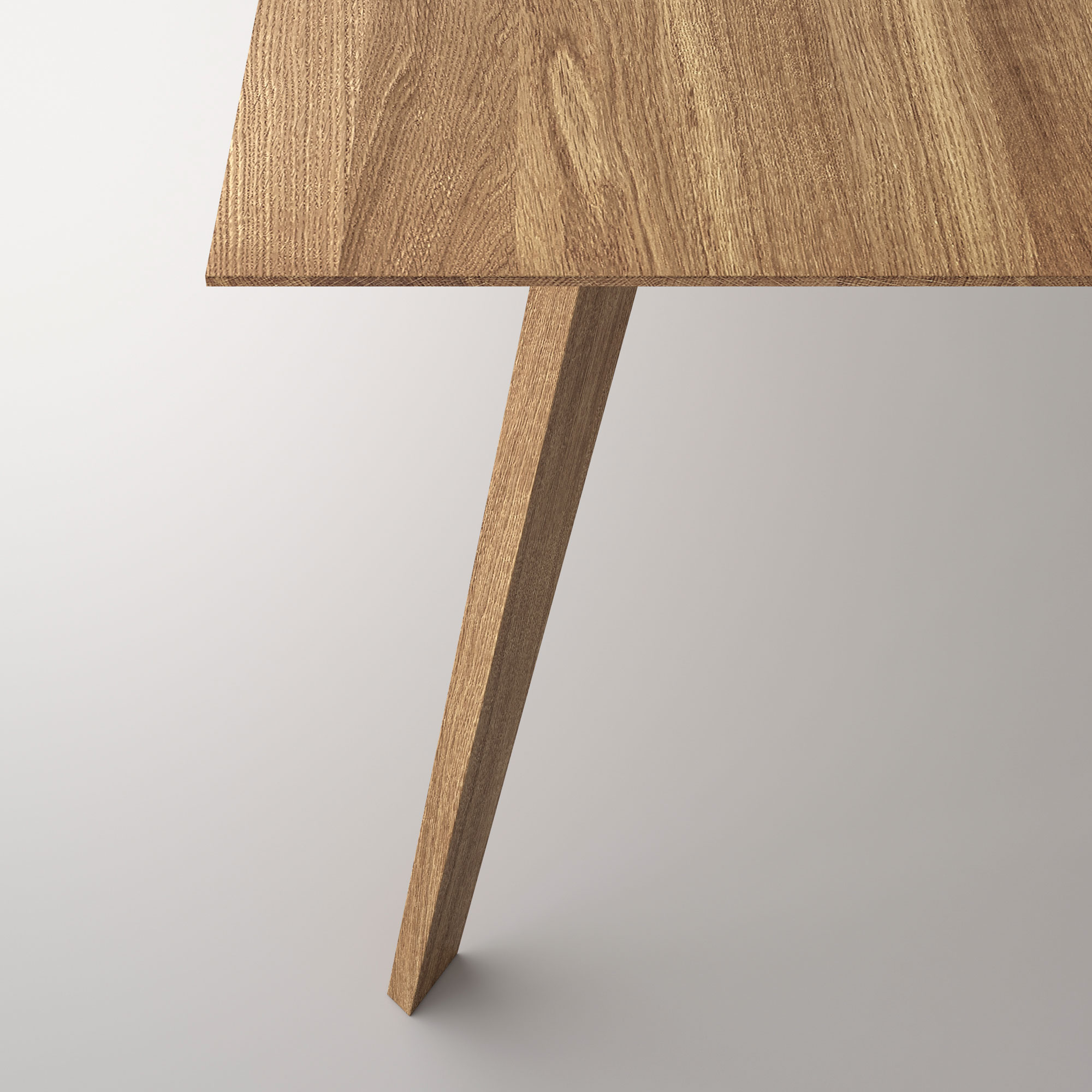 Solid Wood Dining Table CITIUS Cam4 custom made in solid wood by vitamin design