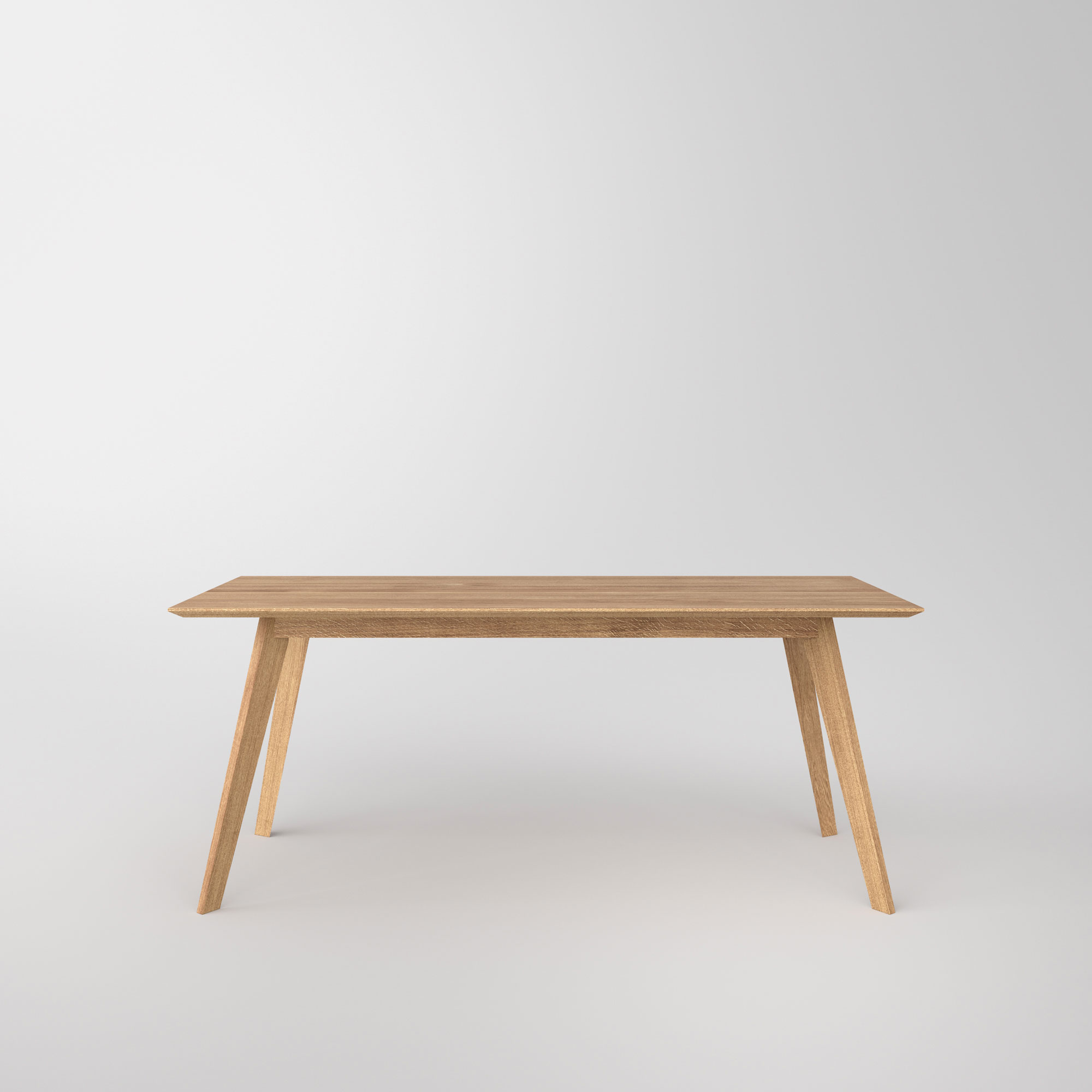 Solid Wood Dining Table CITIUS Cam3 custom made in solid wood by vitamin design