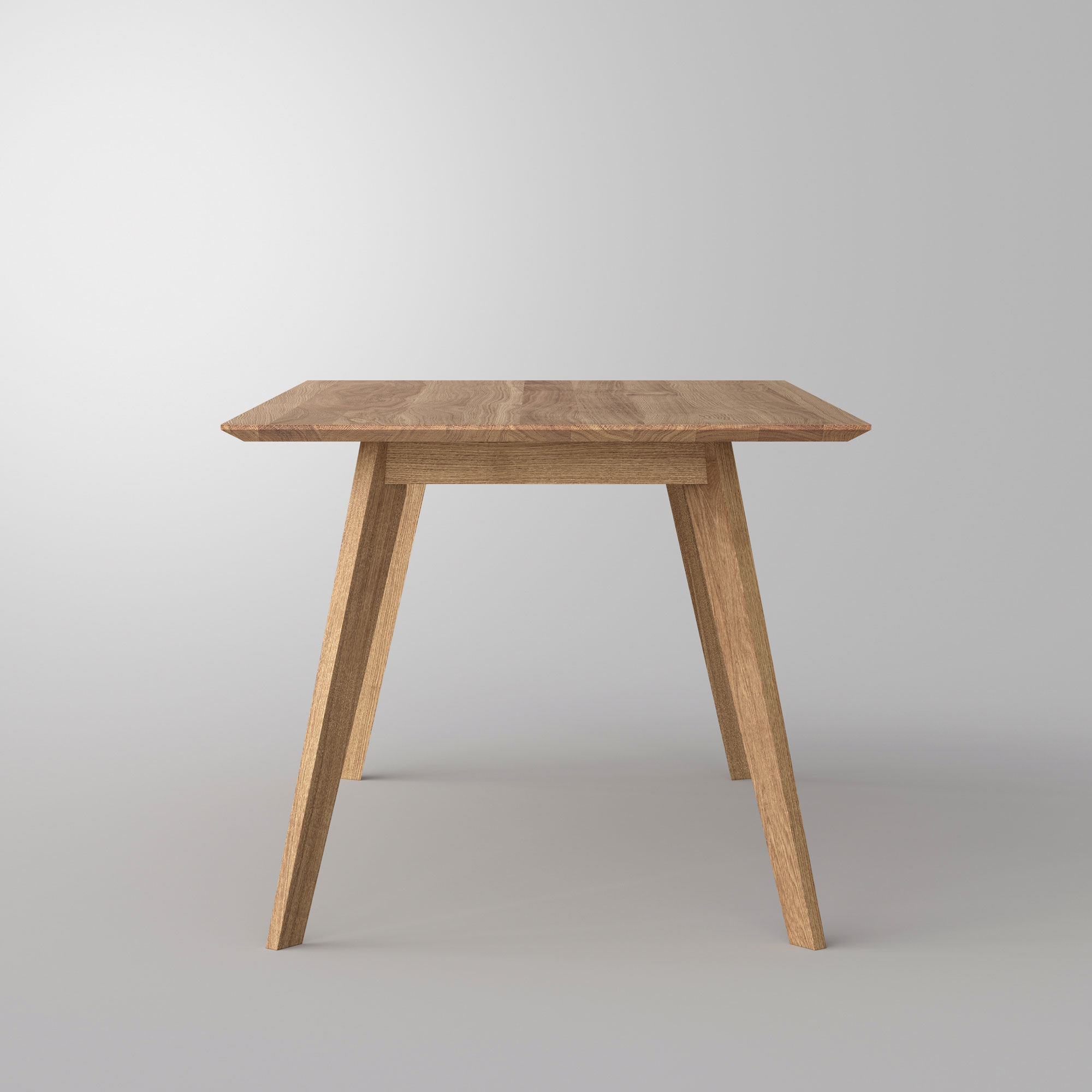 Solid Wood Dining Table CITIUS Cam6 custom made in solid wood by vitamin design