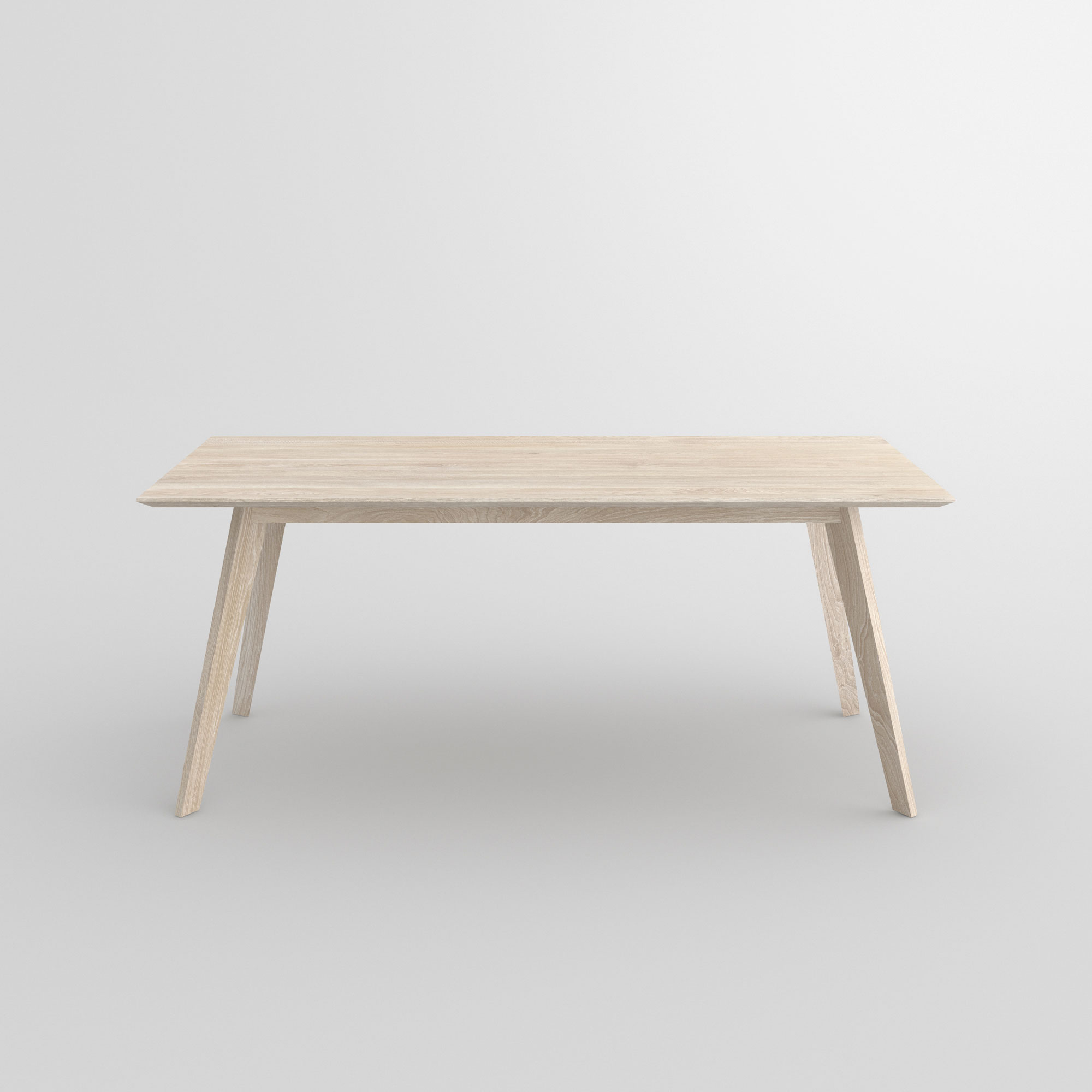 Solid Wood Dining Table CITIUS cam2 custom made in solid wood by vitamin design
