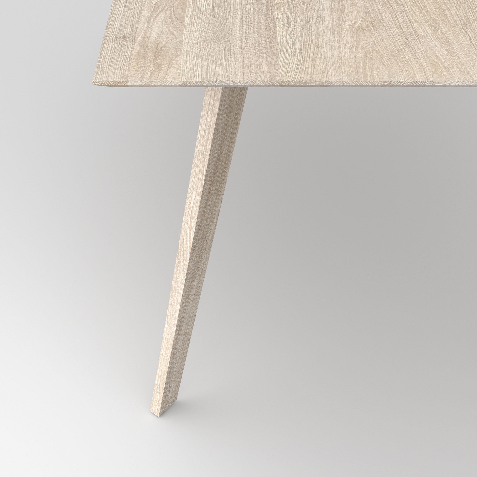 Solid Wood Dining Table CITIUS cam4 custom made in solid wood by vitamin design