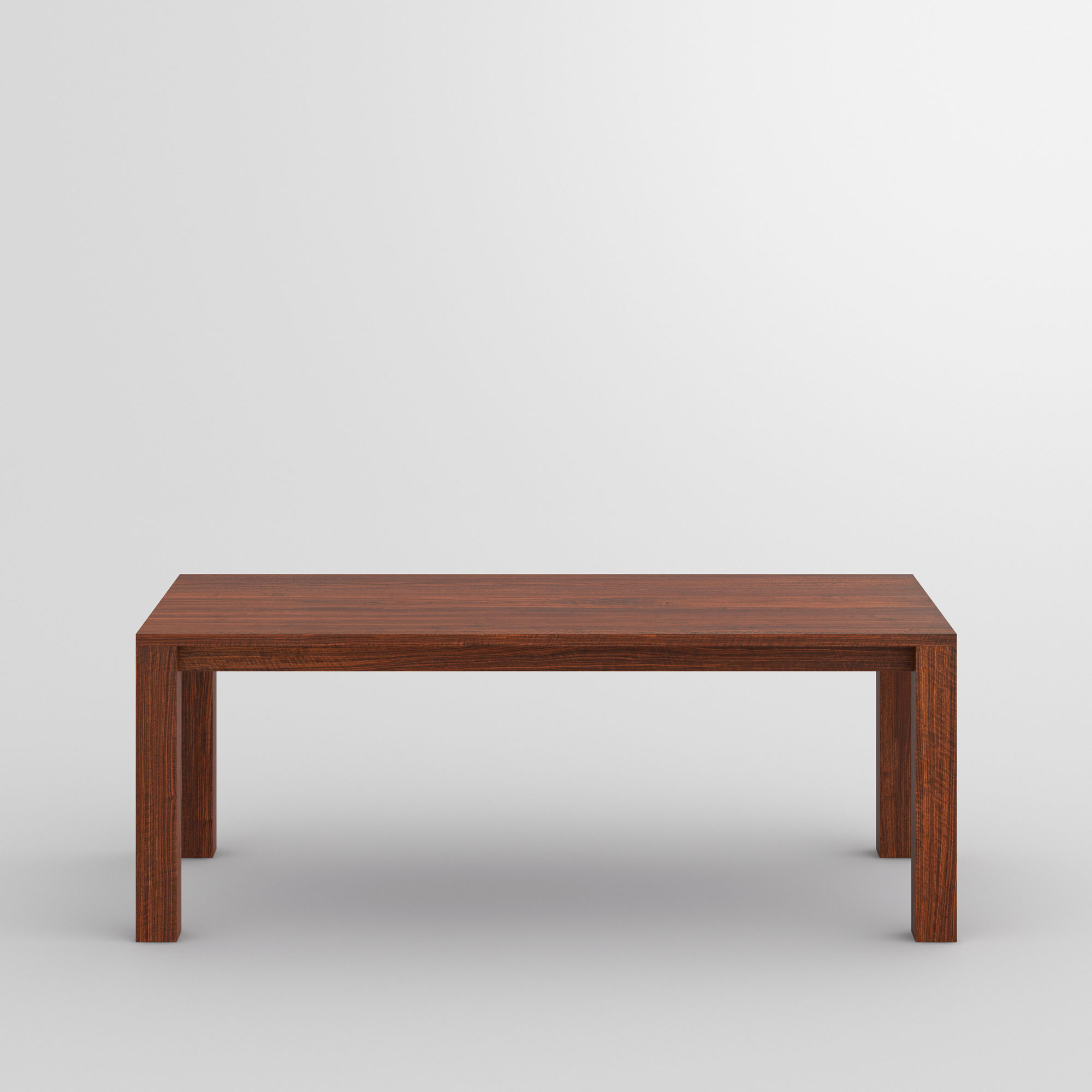 Dining Table Rustic CUBUS 3 B10X10 cam2 custom made in solid wood by vitamin design