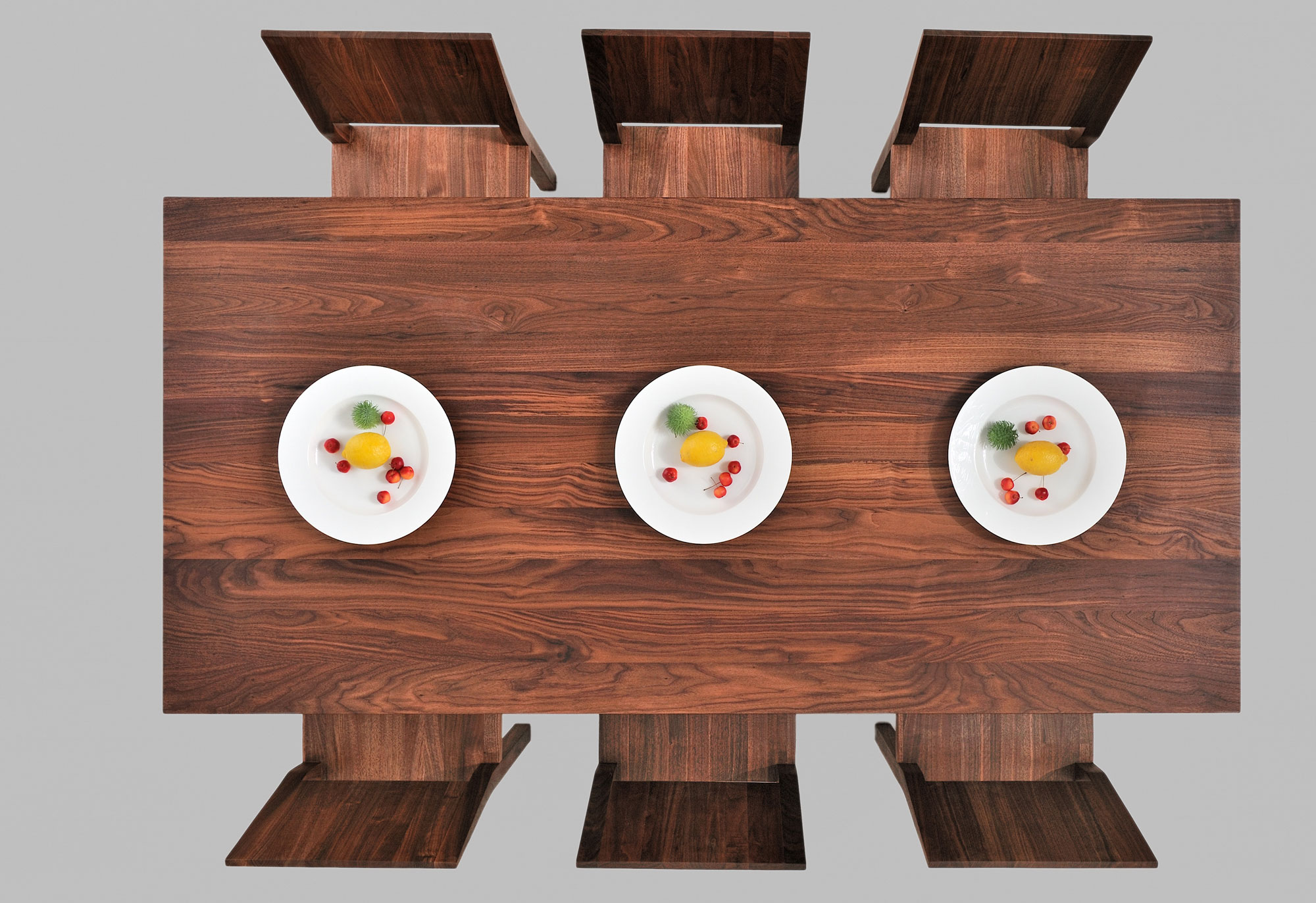 Dining Table Rustic CUBUS 3 B10X10 2234s1 custom made in solid wood by vitamin design