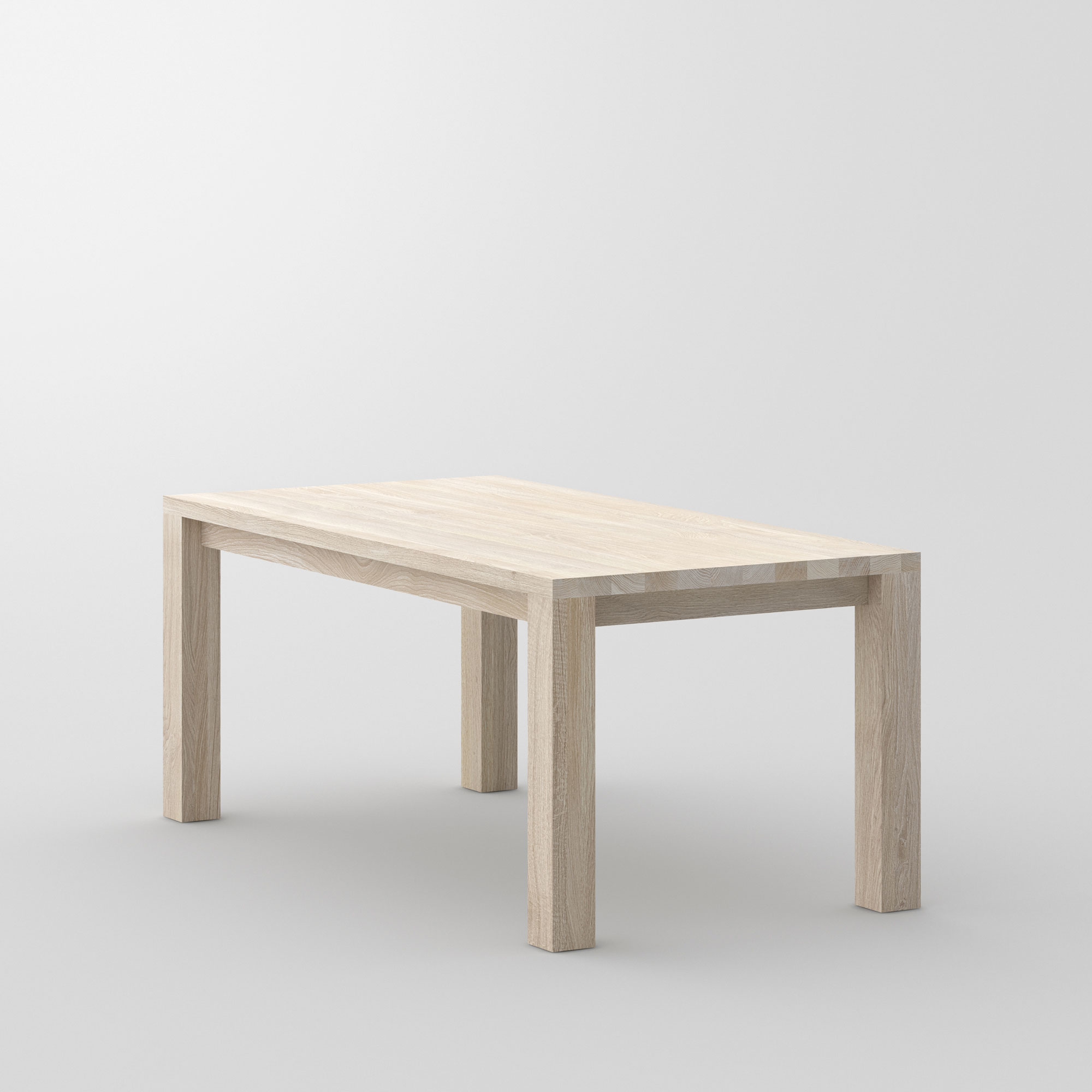 Wood Dining Table CUBUS 4 B10X10 cam3 custom made in solid wood by vitamin design