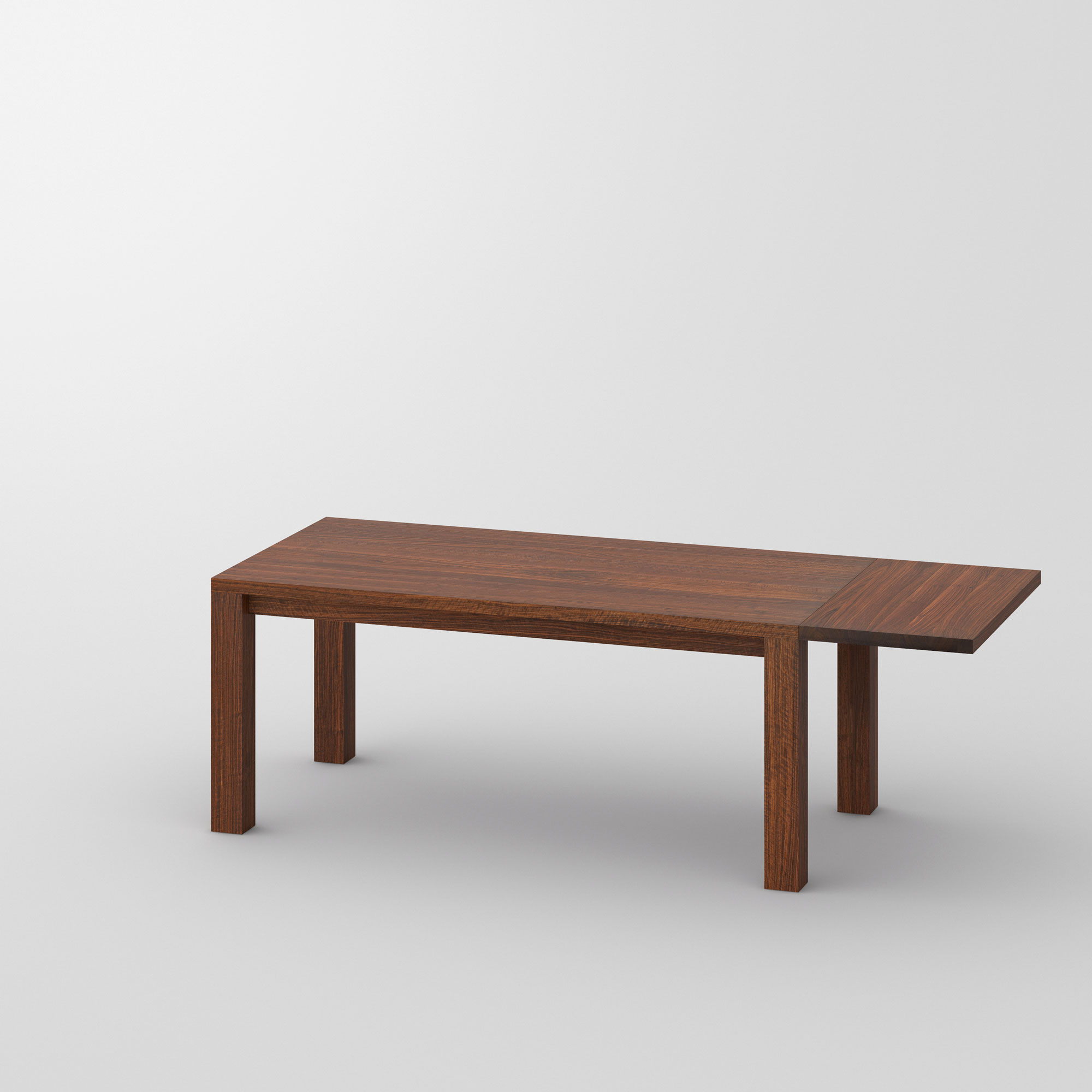 Wood Dining Table CUBUS 4 B10X10 cam1 custom made in solid wood by vitamin design