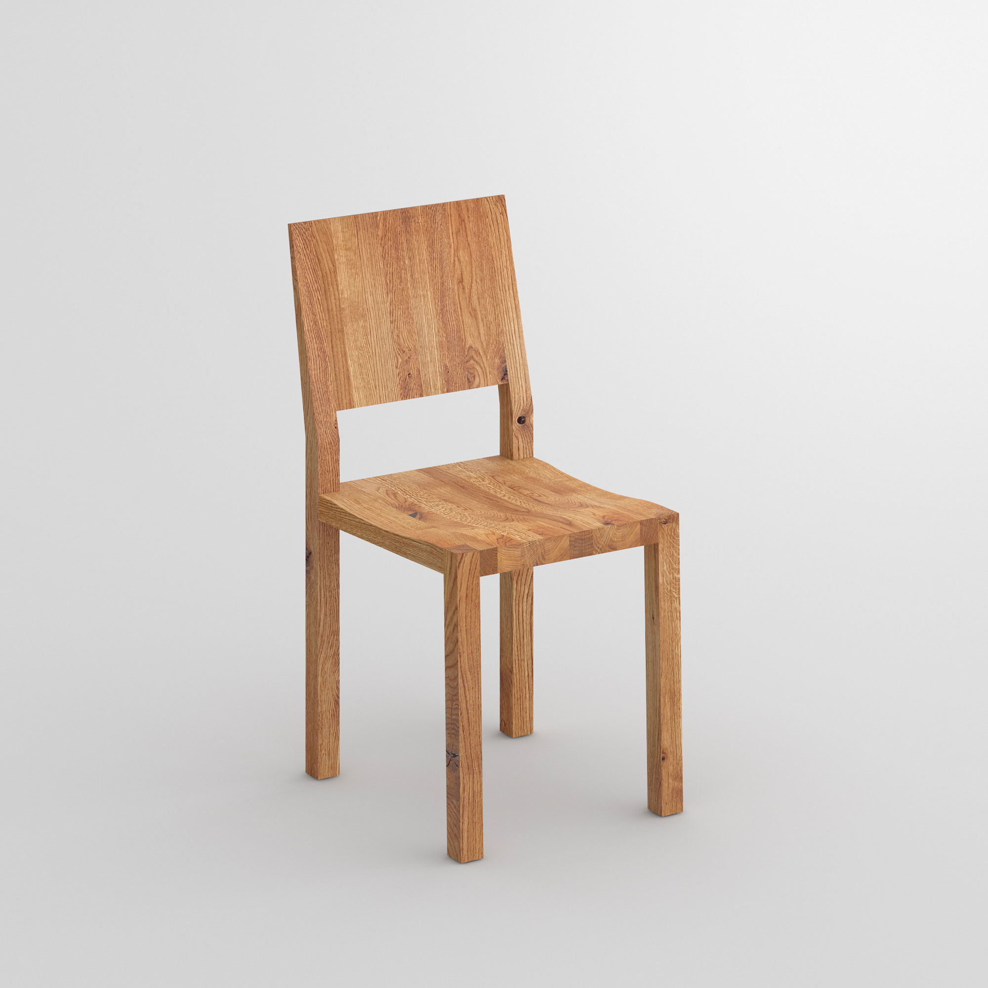 Solid Wood Chair TAU cam1 custom made in solid wood by vitamin design