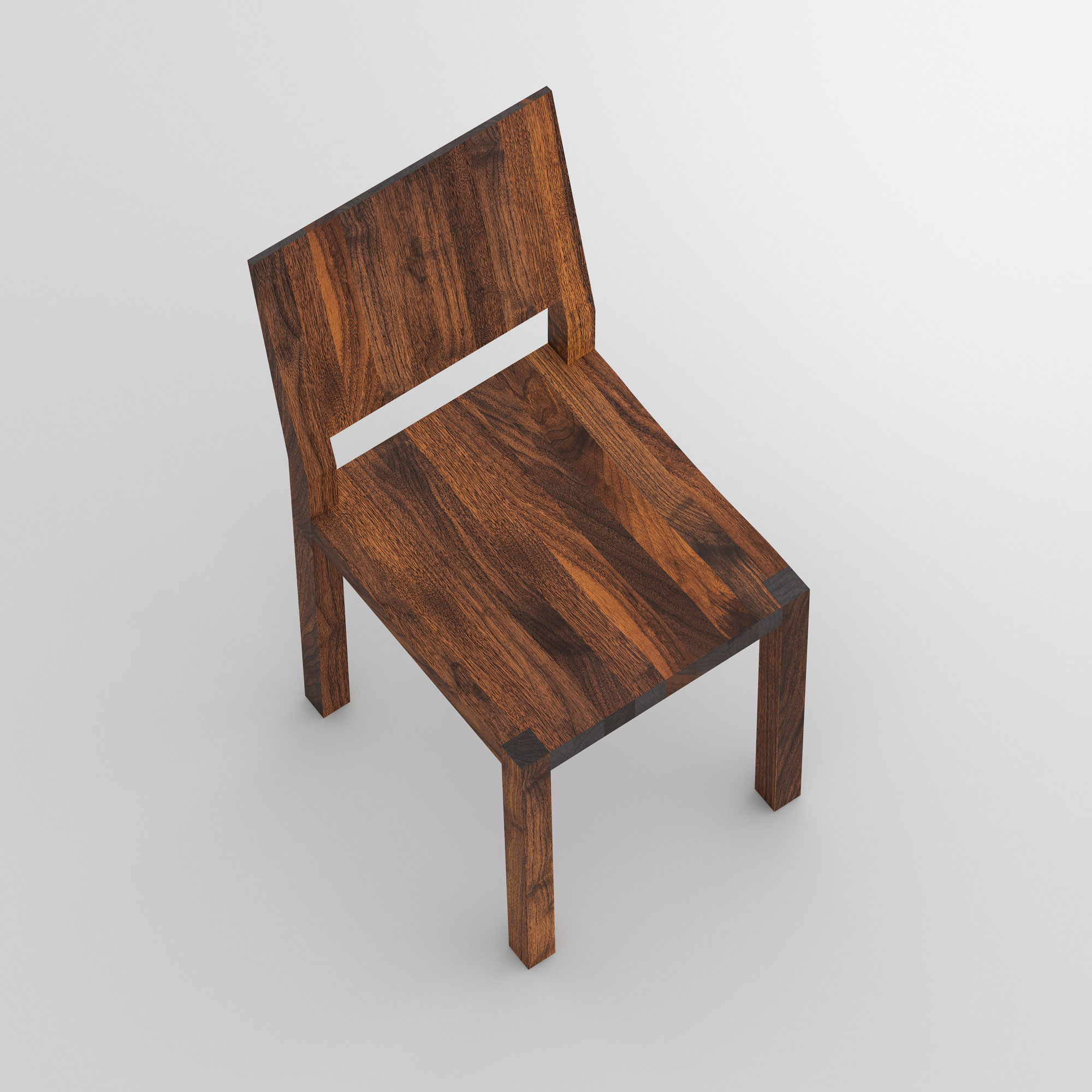 Solid Wood Chair TAU cam2 custom made in solid wood by vitamin design