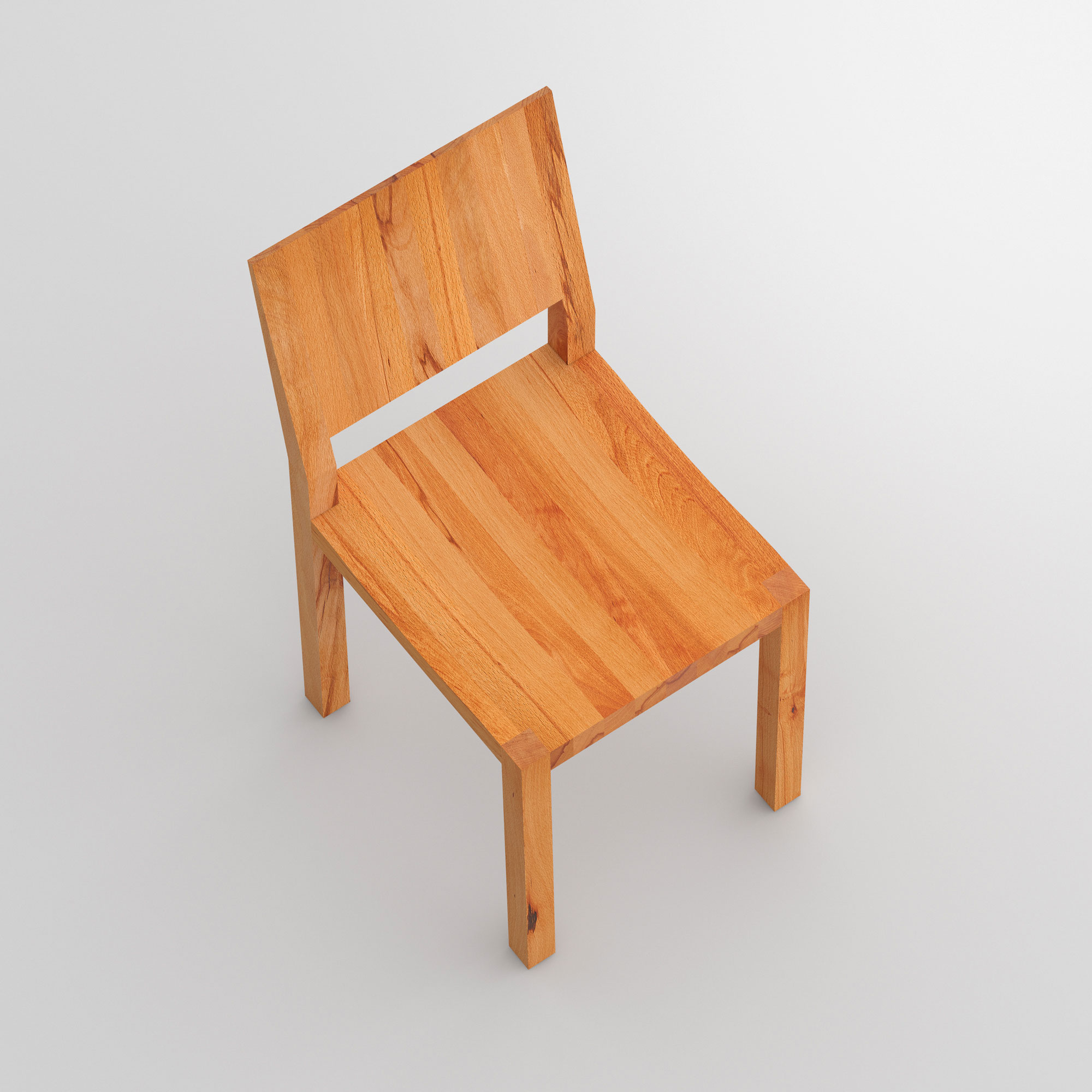 Solid Wood Chair TAU cam2 custom made in solid wood by vitamin design