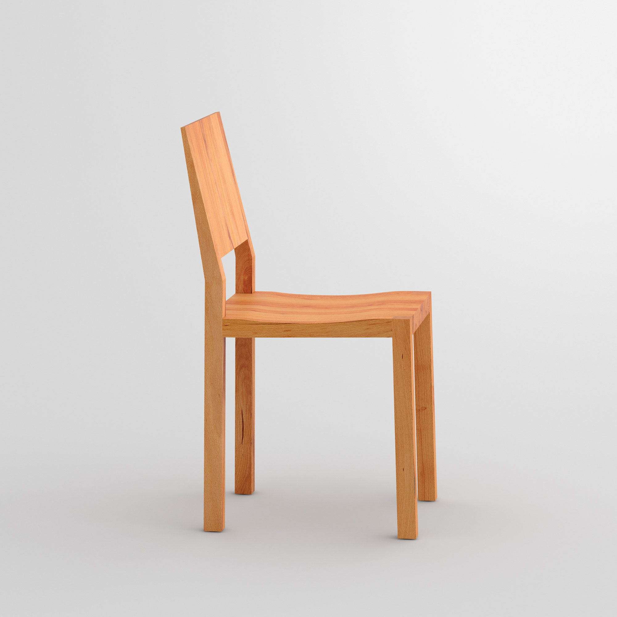 Solid Wood Chair TAU cam4 custom made in solid wood by vitamin design