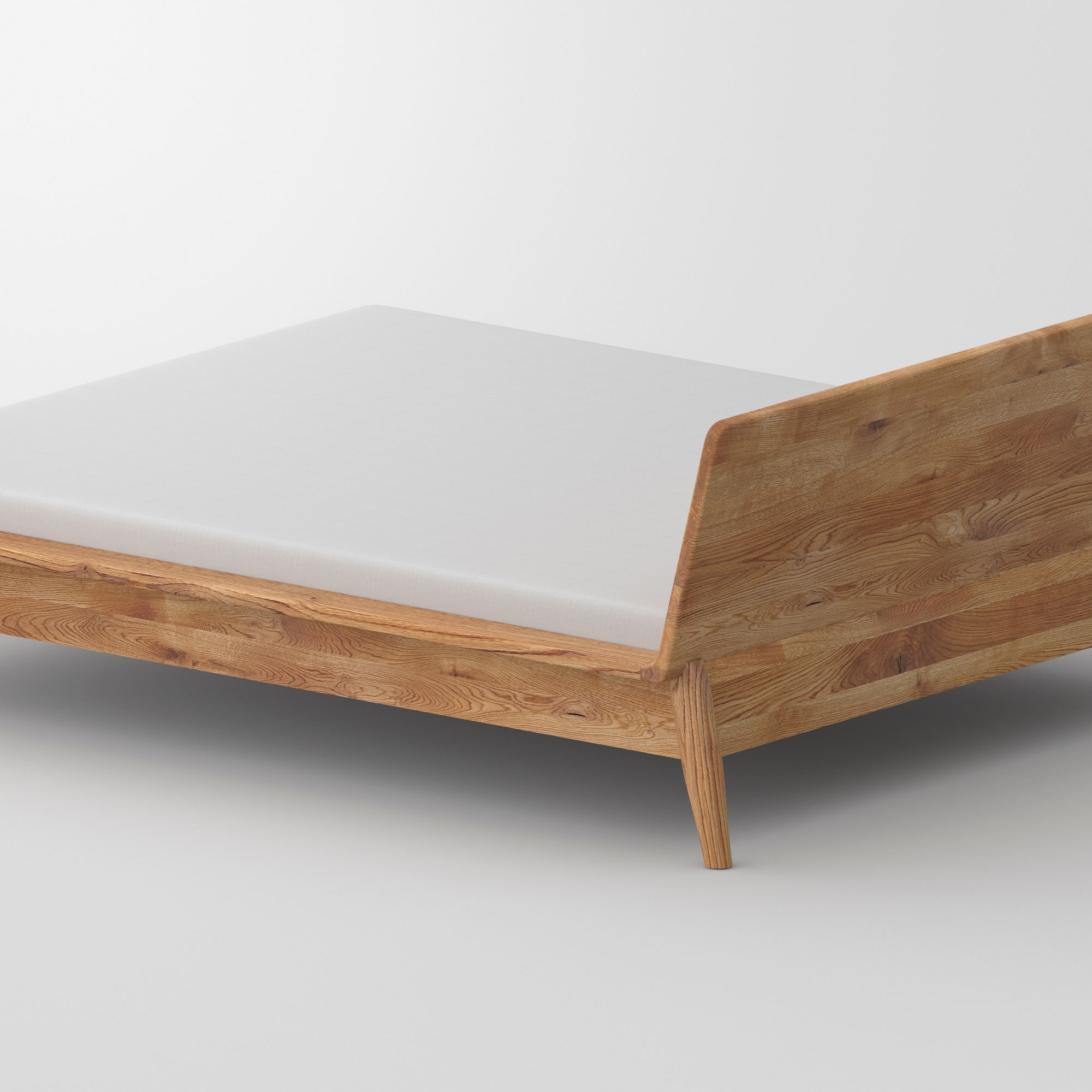 Designer Bed AETAS cam4 custom made in solid wood by vitamin design
