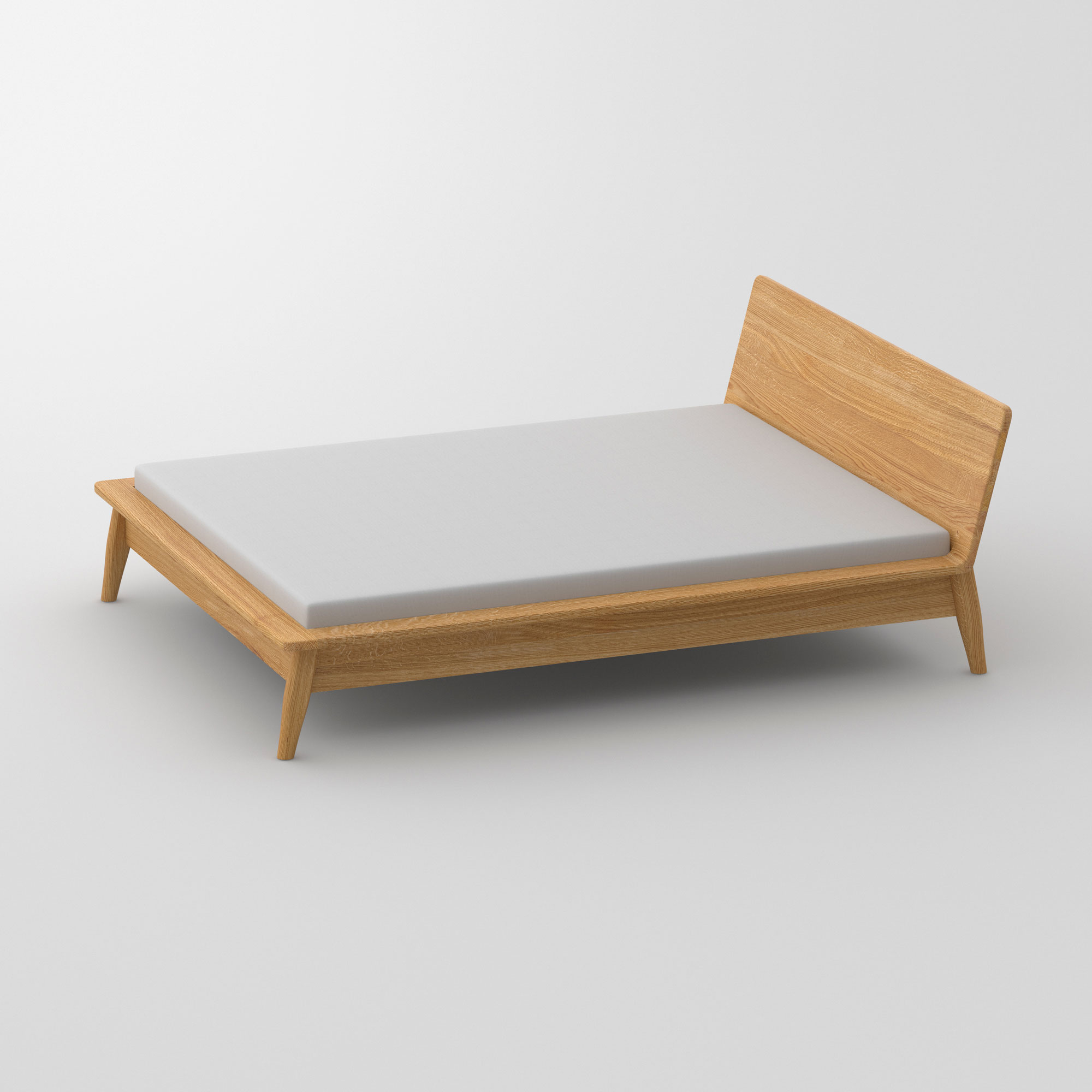Designer Bed AETAS cam2 custom made in solid wood by vitamin design
